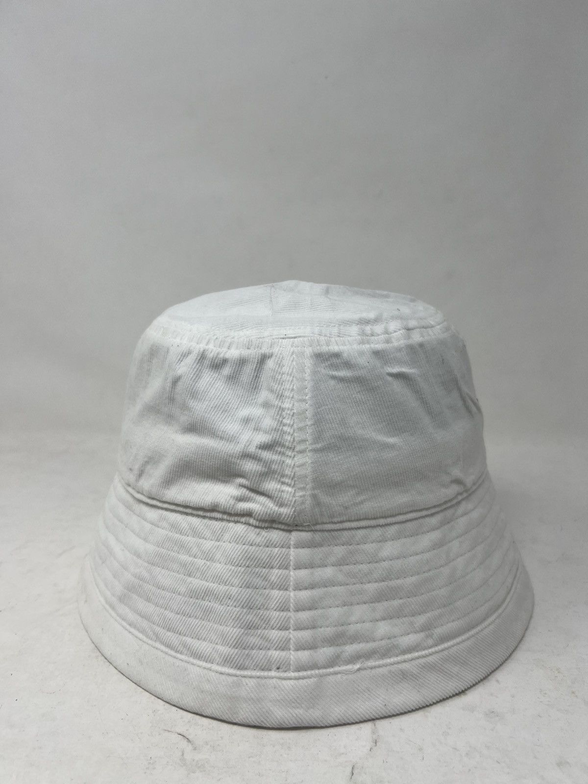 Adidas Adidas White Corduroy Bucket Hat Size ONE SIZE - 5 Thumbnail