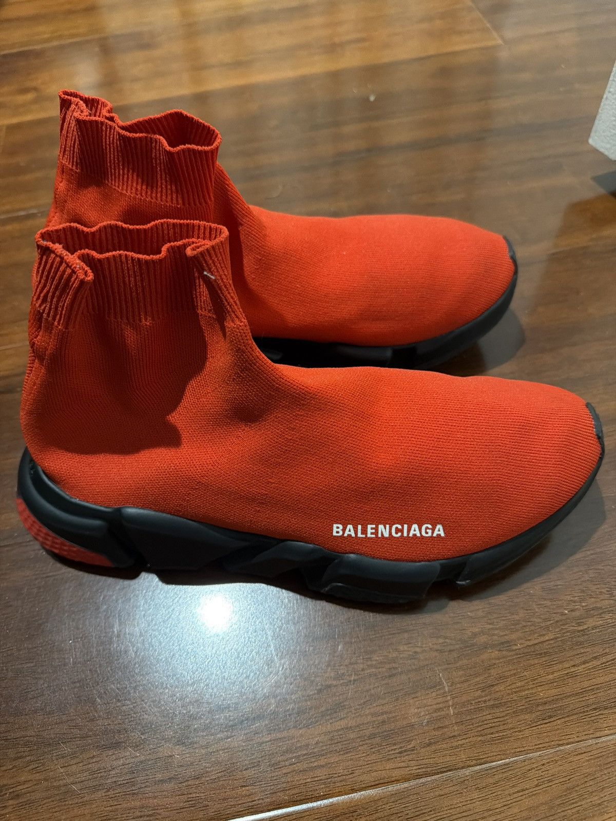 Balenciaga Balenciaga Speed Trainers Red Size US 8 / EU 41 - 3 Thumbnail