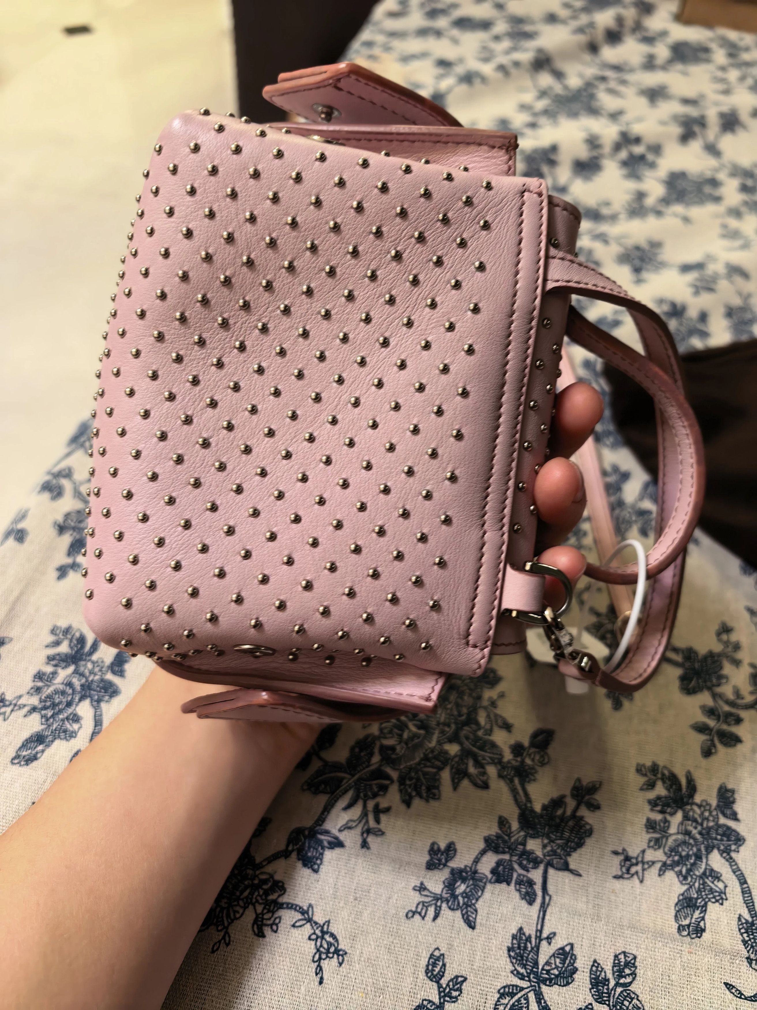 Tod's TODS Wave Micro 2-Way Bag Nude Pink Size ONE SIZE - 4 Thumbnail