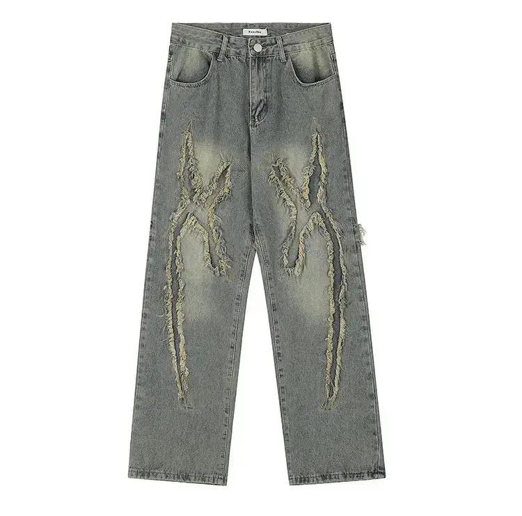 Japanese Brand × Jean Washed Vintage Hip Hop Retro Jeans Pants Y2k Size US 32 / EU 48 - 1 Thumbnail