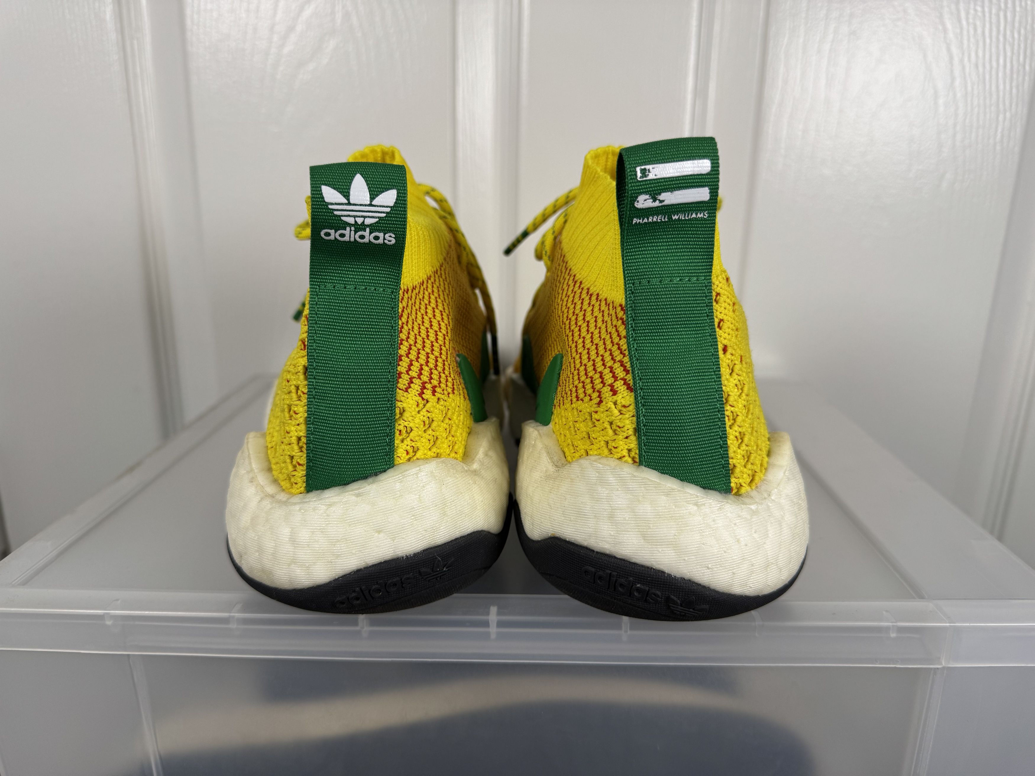 Adidas × Pharrell HUMANRACE Crazy BYW Ambition Yellow Red Size US 9.5 / EU 42-43 - 5 Thumbnail