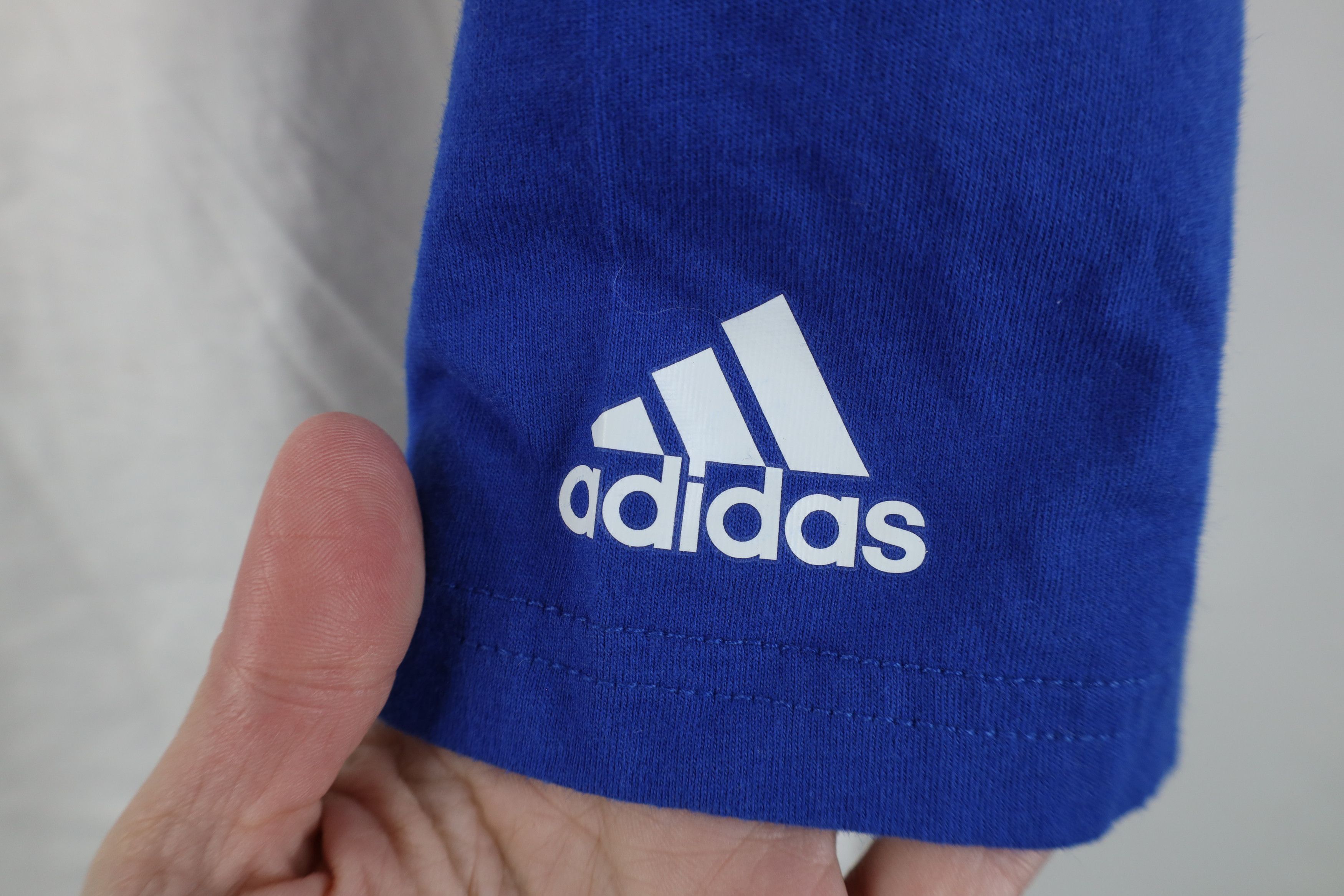 Adidas Deadstock Y2K Adidas 3/4 Sleeve Raglan Baseball T-Shirt Blue Size US M / EU 48-50 / 2 - 4 Thumbnail