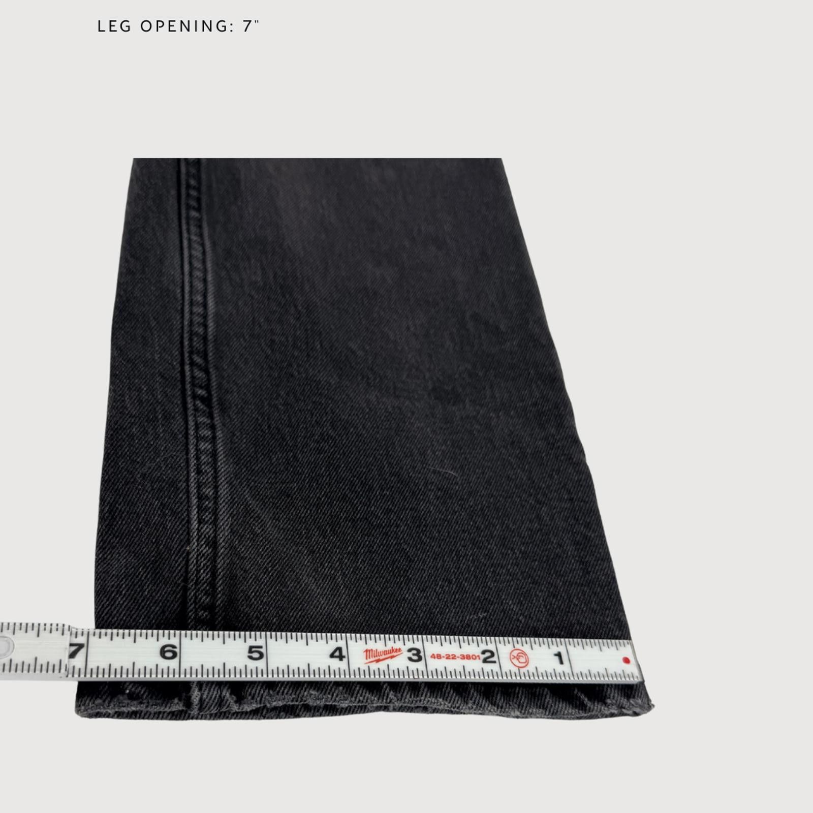 Abercrombie & Fitch Abercrombie 90s Straight Jeans High Rise Black Wash 26 Size 26" / US 2 / IT 38 - 9 Thumbnail