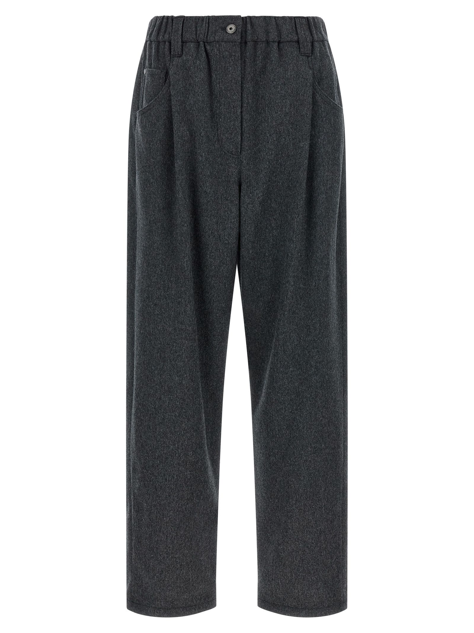 Brunello Cucinelli Wool Pants Size 28" / US 6 / IT 42 - 1 Thumbnail