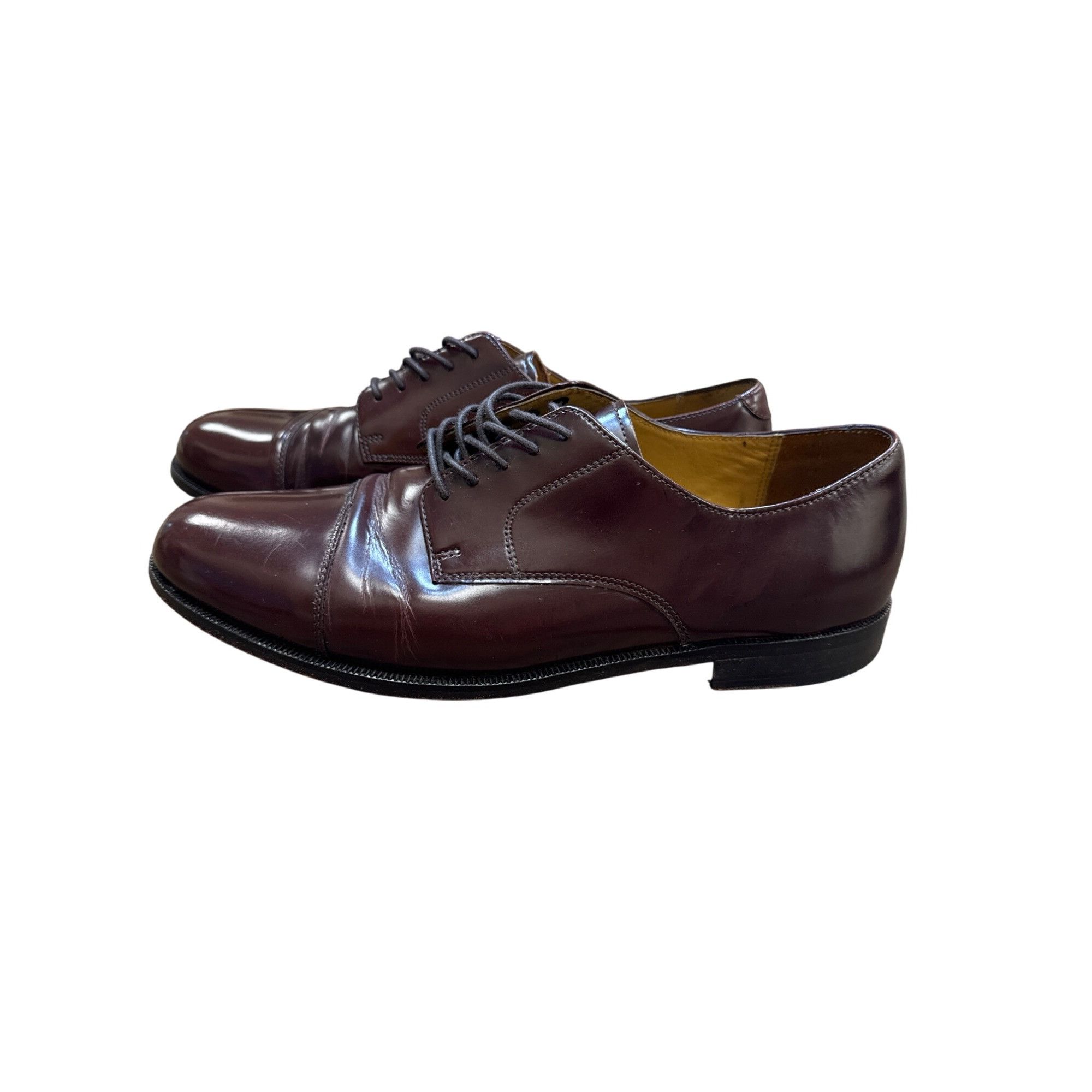 Cole Haan Cole Haan Mens Brown Leather Oxford dress shoes Size 11D SKU Size US 11 / EU 44 - 4 Thumbnail