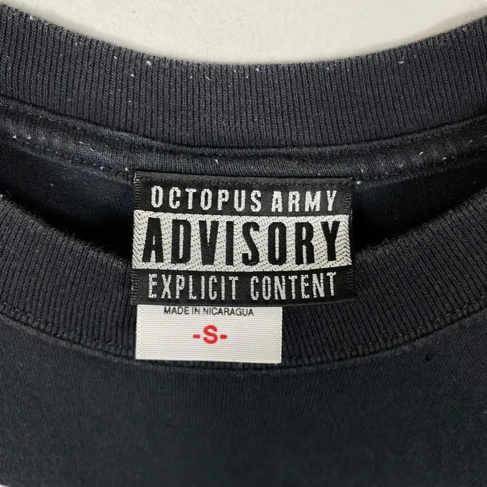 Vintage Vintage 00's OCTOPUS ARMY Death HeavyMetal Mickey Tee Shirt Size US S / EU 44-46 / 1 - 6 Thumbnail