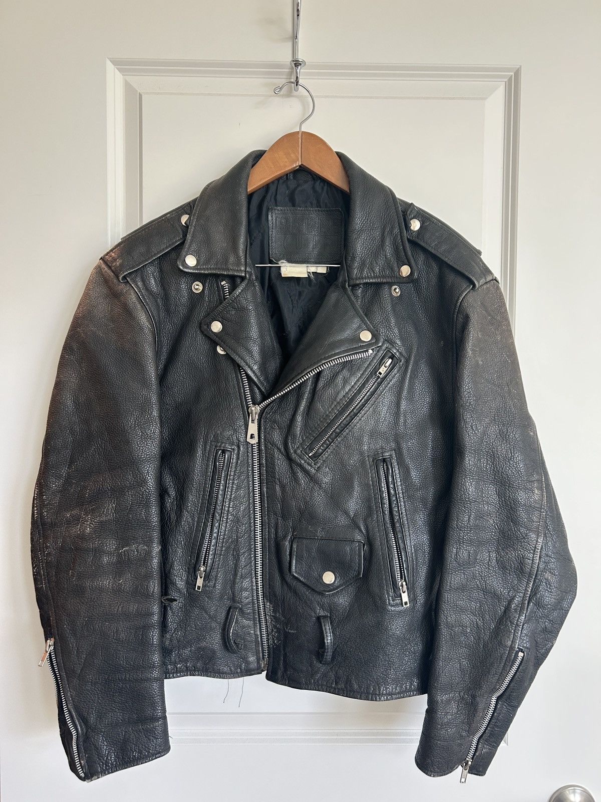 Other 1980s VINTAGE PELLE CUIR LEATHER JACKET Size US M / EU 48-50 / 2 - 1 Thumbnail