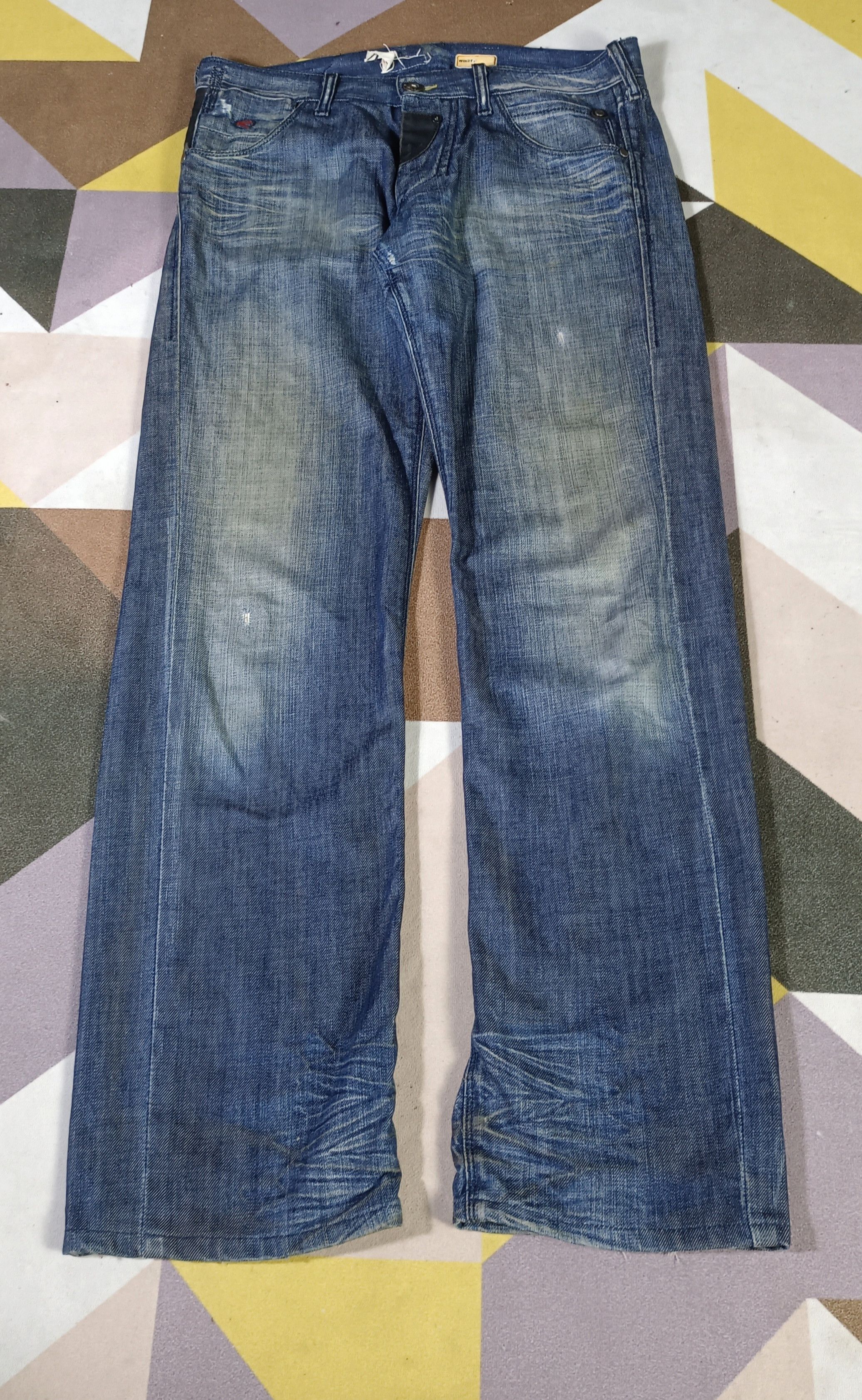 Energie RARE🔥 ENERGIE Algodon Baumwolle Denim Size US 34 / EU 50 - 1 Thumbnail