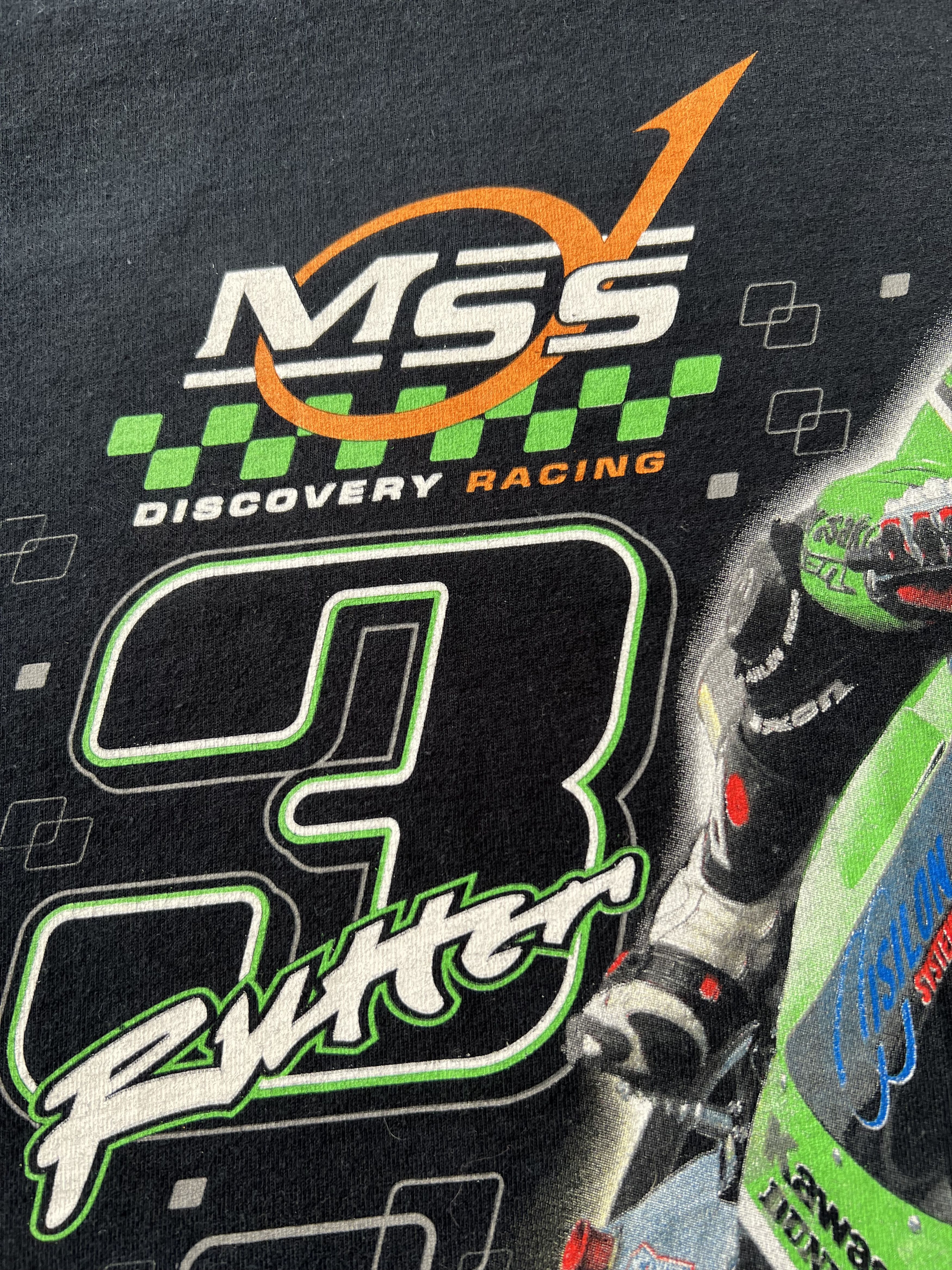 Vintage Vintage 2000s Kawasaki Dunlop Bike Moto Racing T-shirt Size US M / EU 48-50 / 2 - 5 Thumbnail