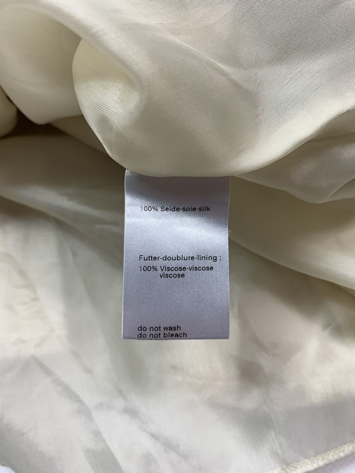 Akris Akris Punto 100% Silk Raw Silk Dress Beige Sleeveless US 4 Size S / US 4 / IT 40 - 19 Thumbnail
