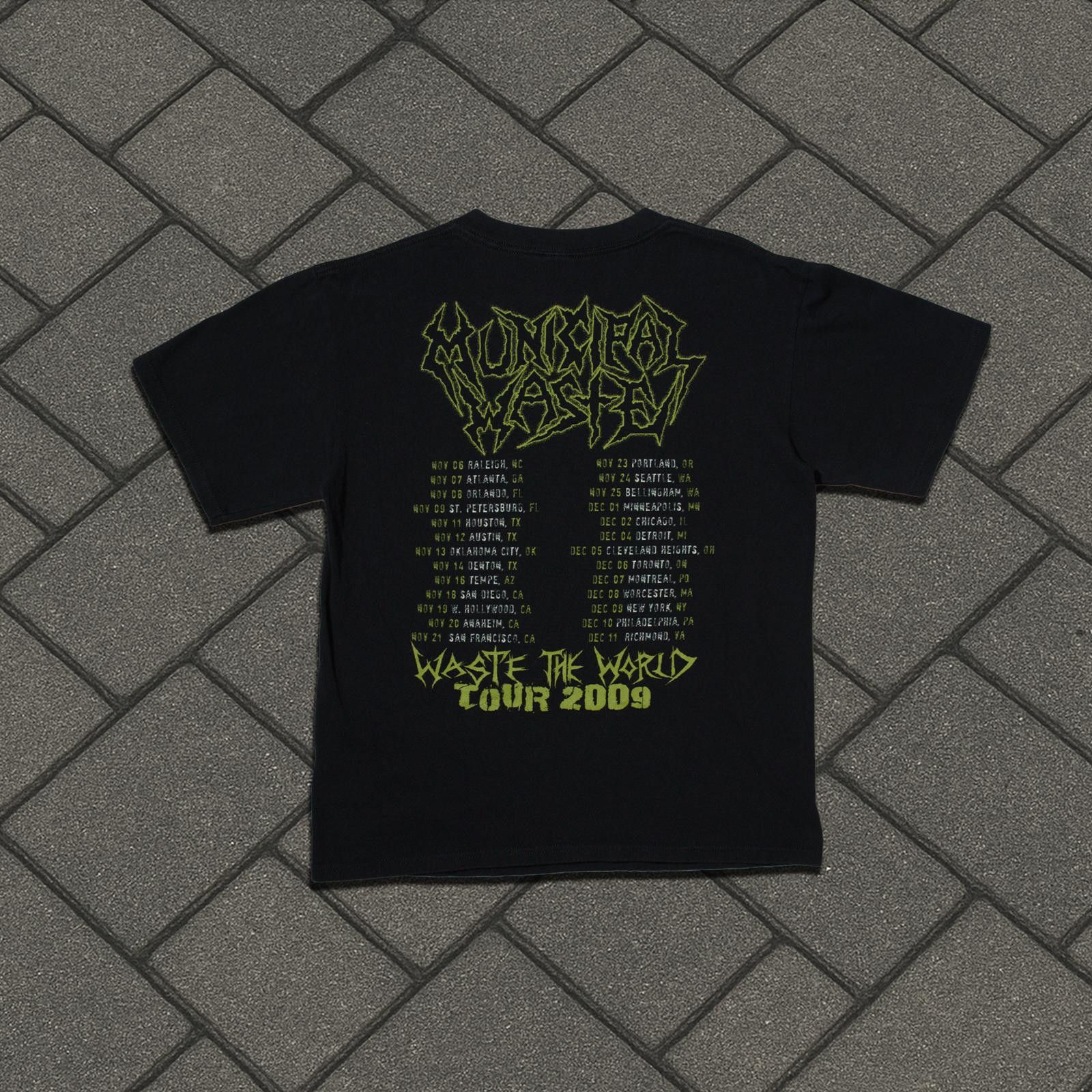 Vintage 2009 Municipal Waste Tour Tee Size US M / EU 48-50 / 2 - 4 Thumbnail