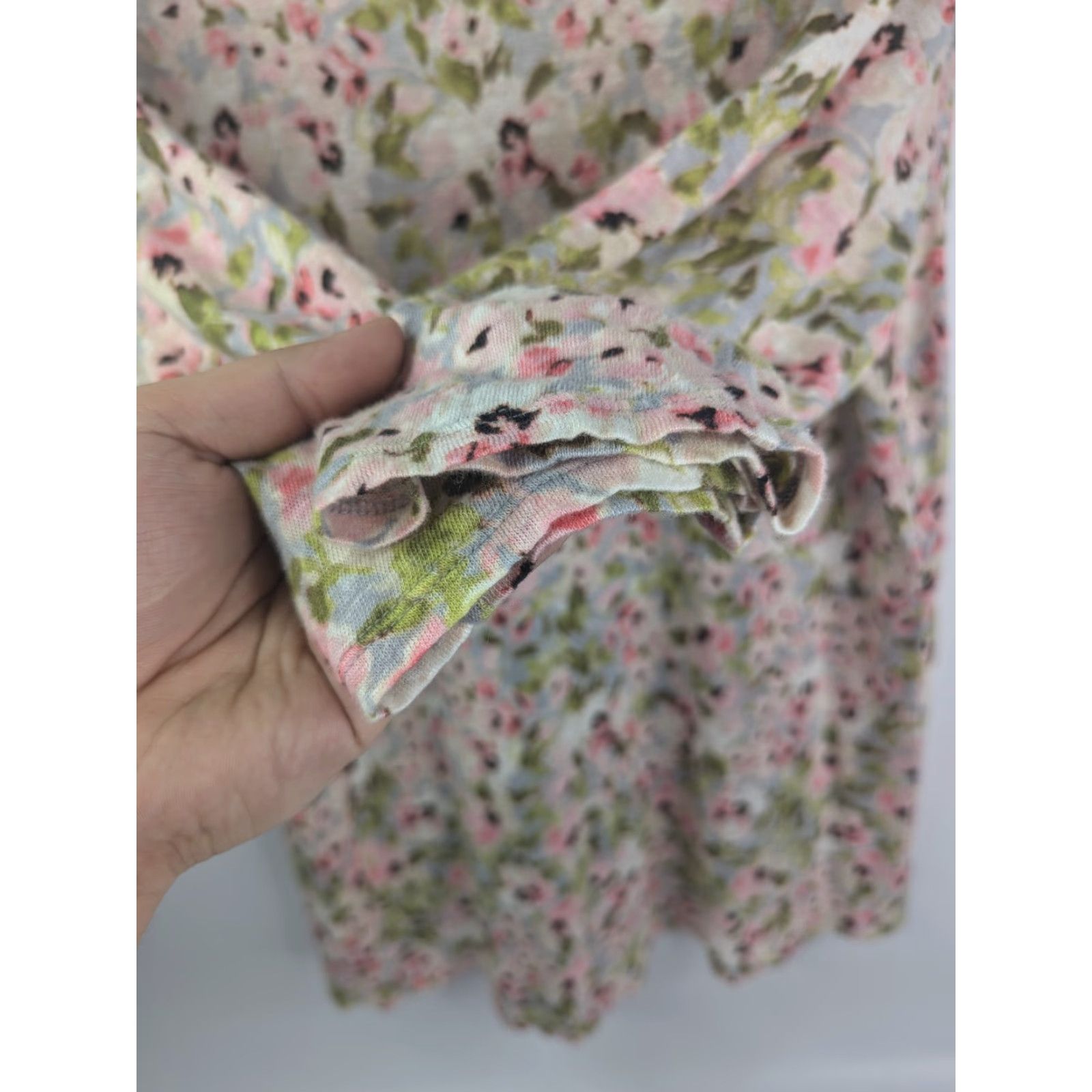 J. Jill J.Jill Blouse Linen Floral 3/4 Sleeve Tunic Pink L Women Blouse Tunic Floral Linen 3/4 Sleeve J.Jill Womens Size L / US 10 / IT 46 - 2 Thumbnail