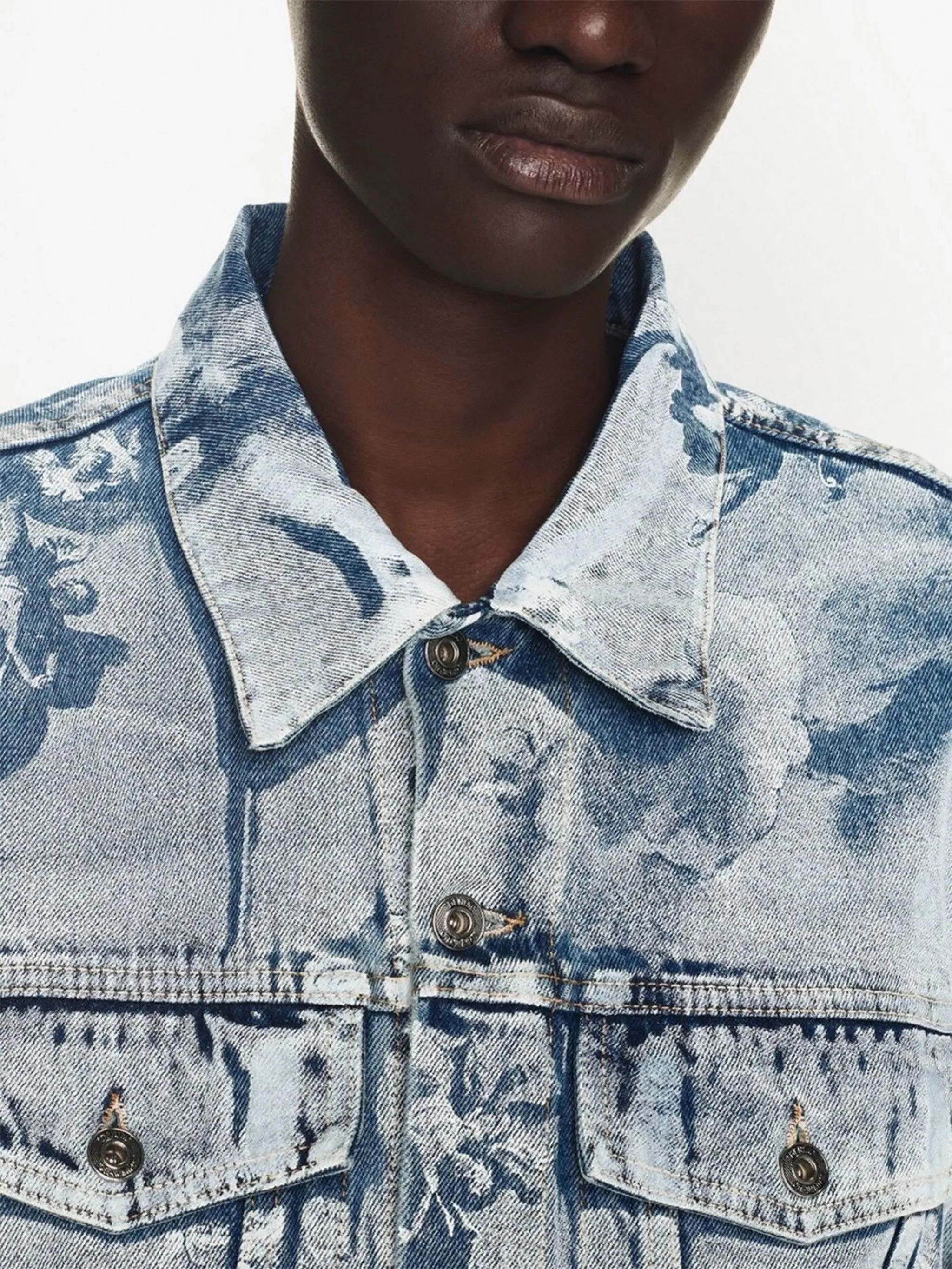 Off-White o1y0225 Denim Jacket in Light Blue Size US S / EU 44-46 / 1 - 2 Thumbnail