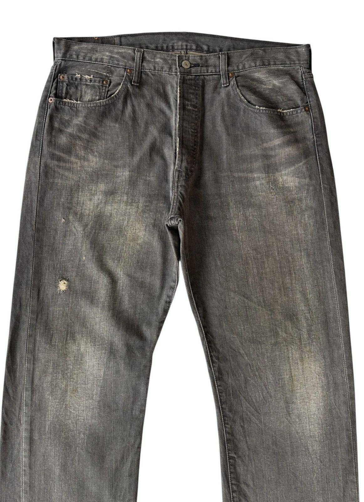 Levi's Vintage Clothing VINTAGE LEVIS 501 BLACK BAGGY DISTRESSED DENIMS Size US 36 / EU 52 - 7 Thumbnail