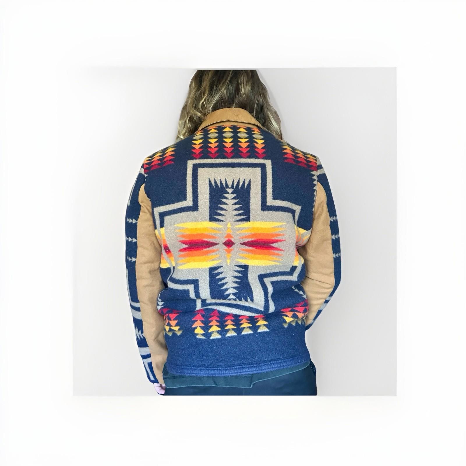 Pendleton Pendleton Tree Line Wool Blanket Coat Southwest Print Men L Size L / US 10 / IT 46 - 2 Thumbnail