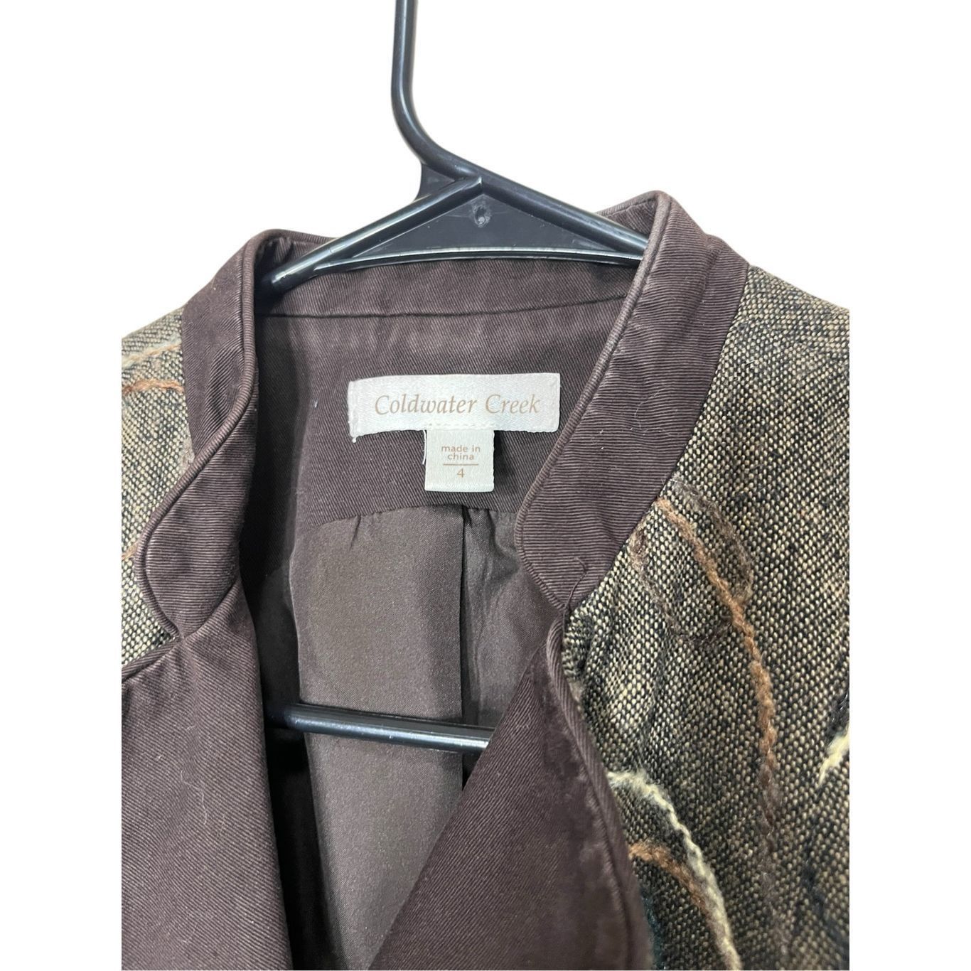Coldwater Creek Vintage Coldwater Creek Brown Embroidered Vest Size 4 Size S / US 4 / IT 40 - 2 Thumbnail