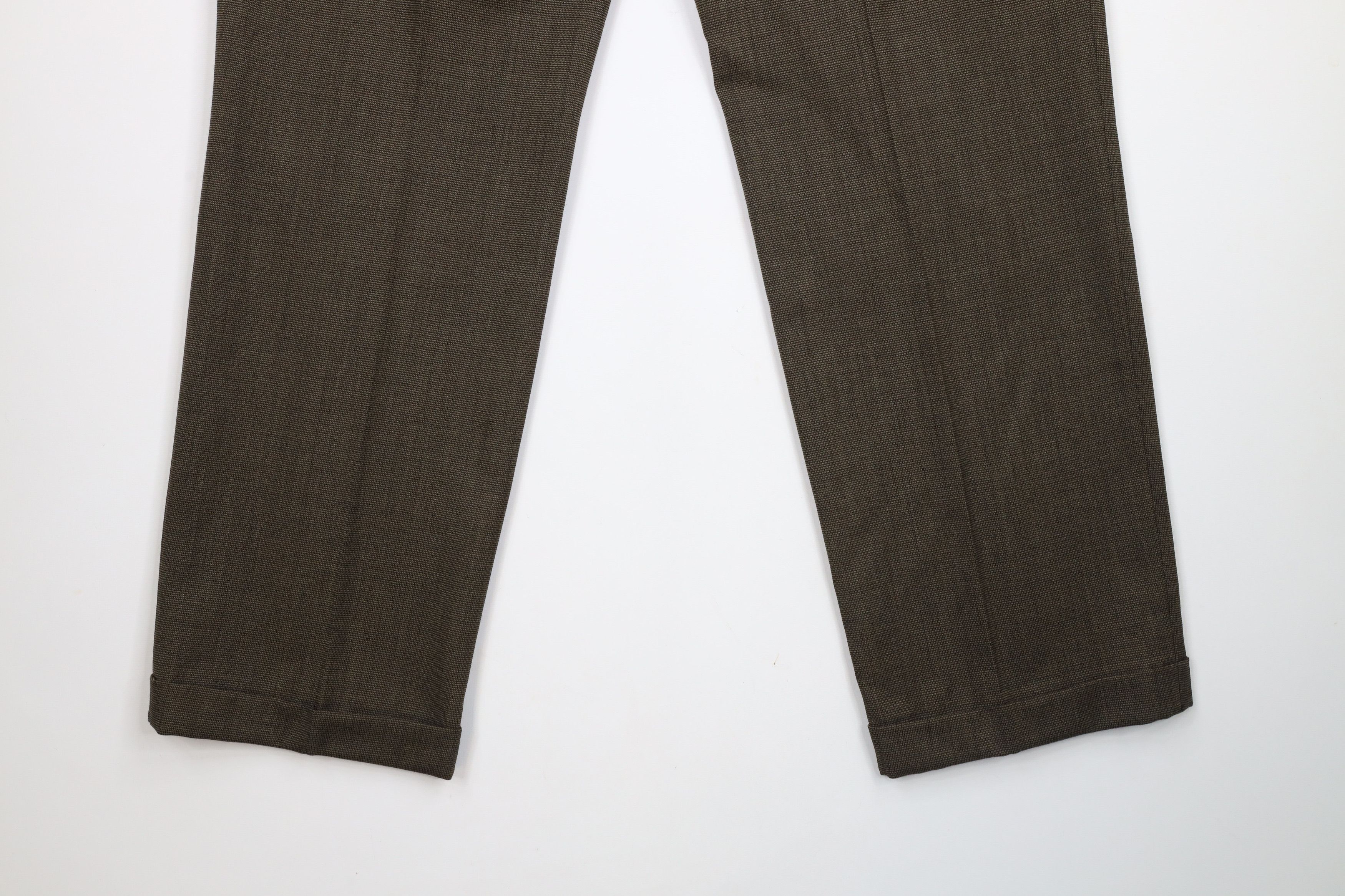 Vintage Vintage 90s Streetwear Cuffed Wide Leg Chino Pants Brown Size US 38 / EU 54 - 12 Thumbnail