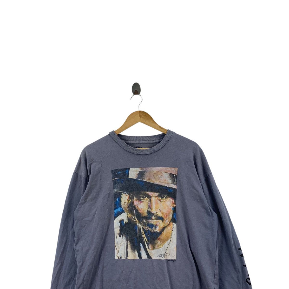 Other CELEBRITY ICONS ART Sid Maurer Johnny Depp Artwork Tee Shirt Size XL / US 12-14 / IT 48-50 - 2 Thumbnail
