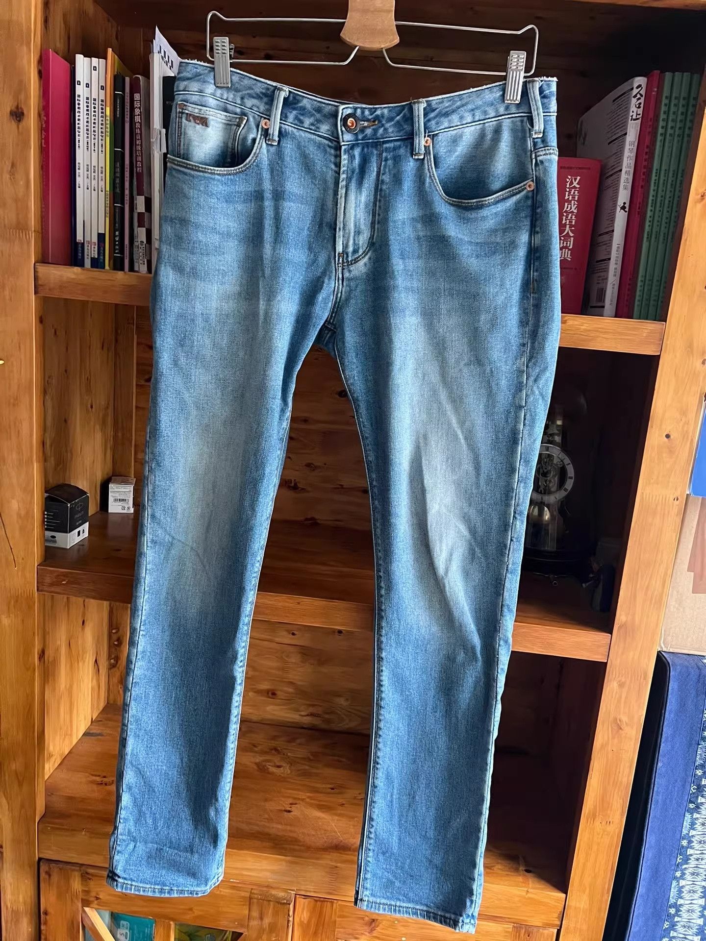 Emporio Armani Emporio Armani Washed Distressed Jeans Size US 32 / EU 48 - 3 Thumbnail