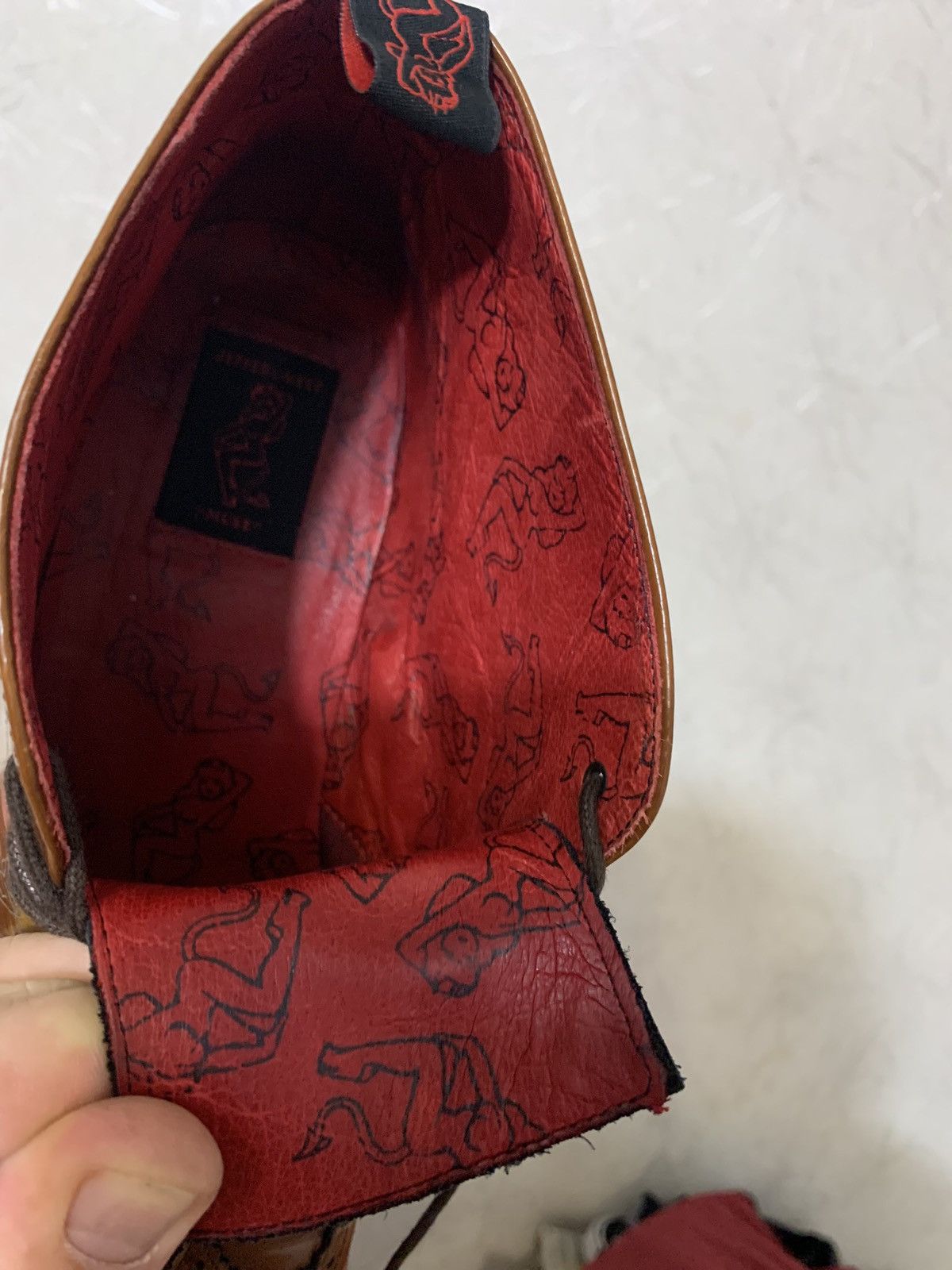 Genuine Leather × Jeffery West × Vintage Jeffery West ‘MUSE’ Vintage Men’s Leather Brown Boots Size US 11 / EU 44 - 11 Thumbnail