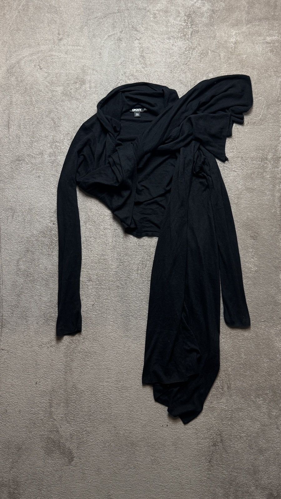Japanese Brand Yohji Yamamoto Lgb Rick Owens CDG Style DKNY Silk Cape Cloak Size US M / EU 48-50 / 2 - 1 Thumbnail