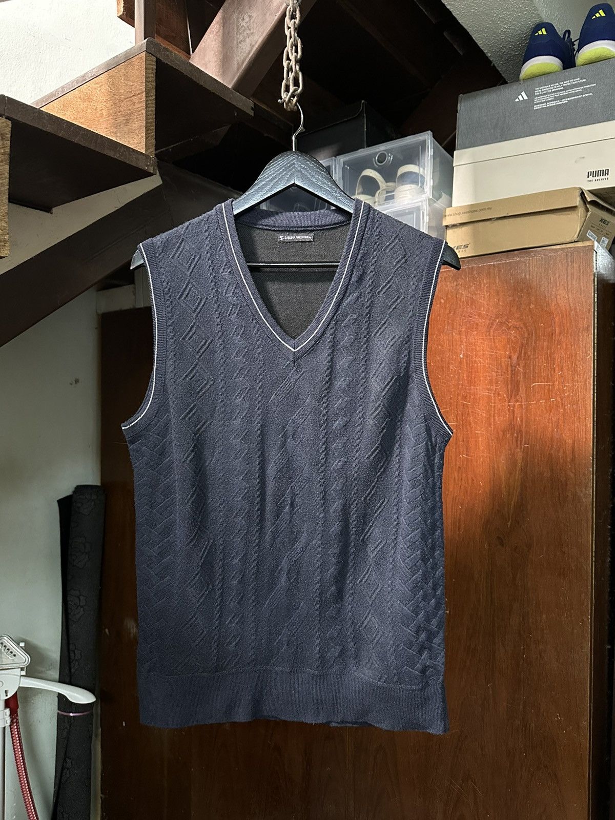 Vintage 👹Sablina Valentino Wool Embroidery Vests Size US M / EU 48-50 / 2 - 3 Thumbnail