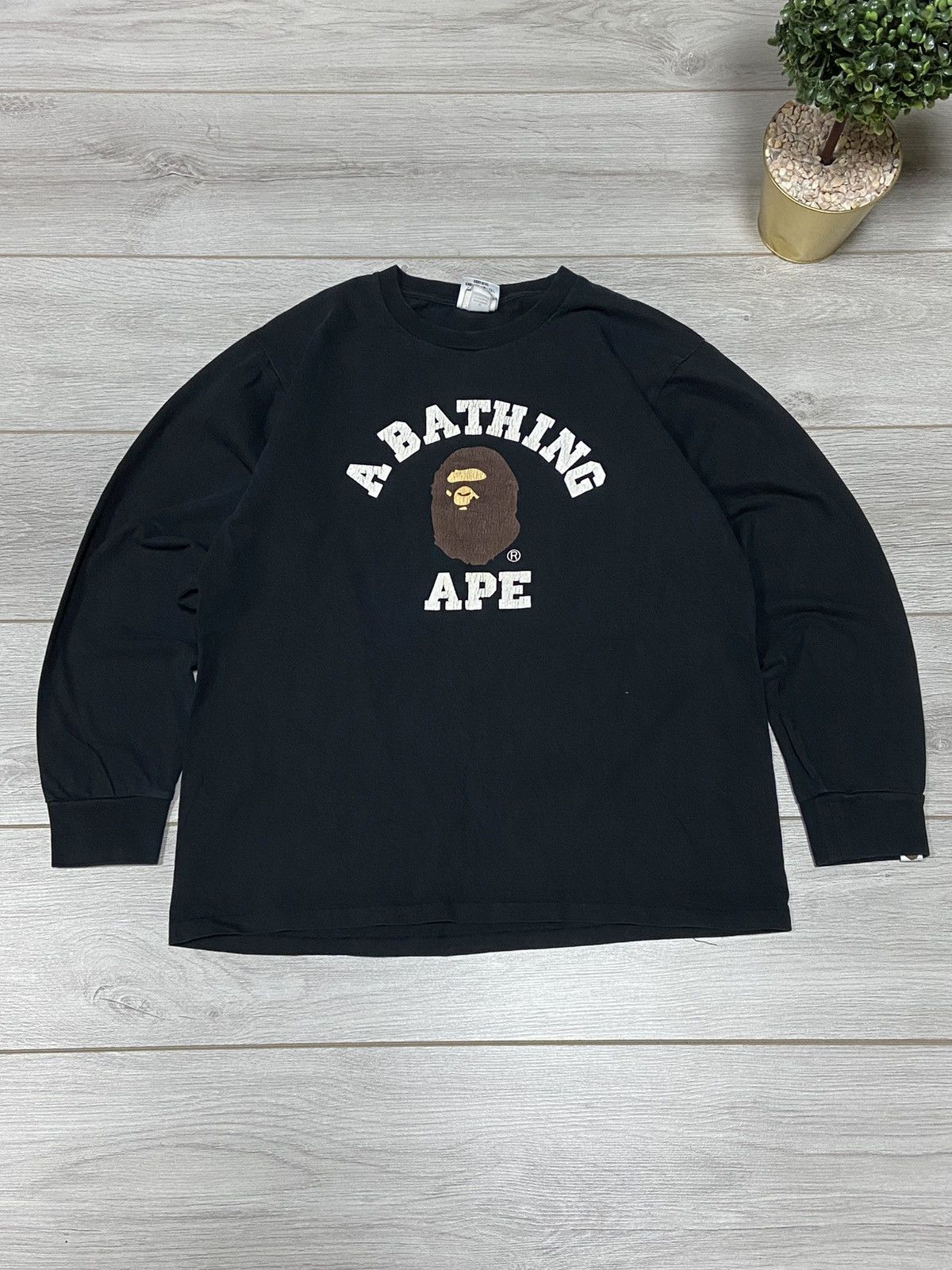 Bape Bape long sleeve ape head Size US L / EU 52-54 / 3 - 1 Thumbnail