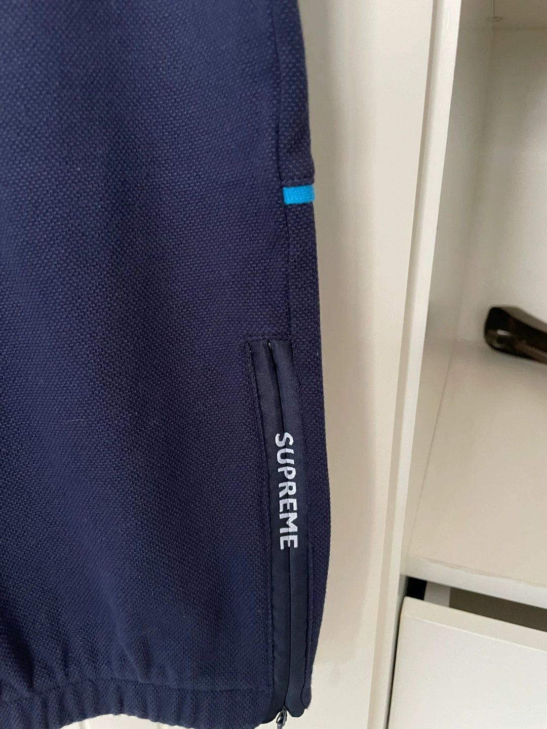 Lacoste Supreme x Lacoste 19FW Pique Pant Navy L (Croc Logo) Size US 34 / EU 50 - 5 Thumbnail