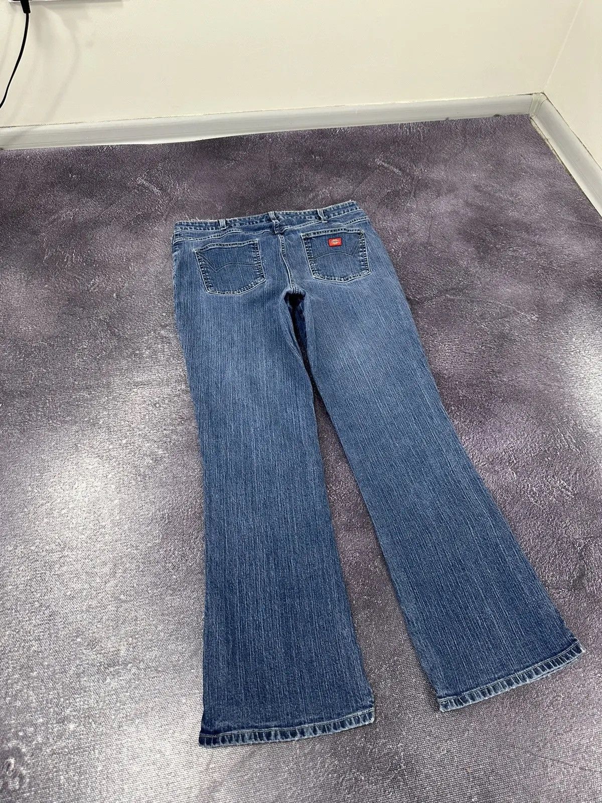Dickies × Vintage Vintage Dickies Y2K Blue Denim Hype Flared Jeans Size US 32 / EU 48 - 3 Thumbnail