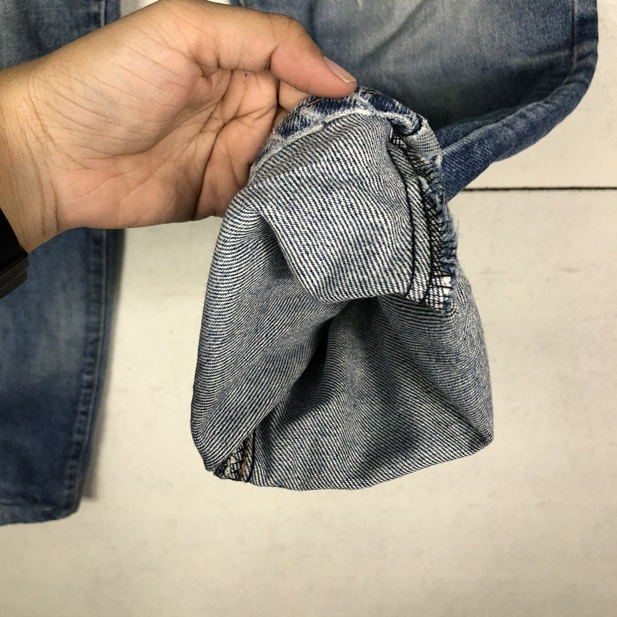 Edwin 🔥VINTAGE DENIM JEANS BIKER EDWIN MADE IN ITALY Size US 34 / EU 50 - 14 Thumbnail