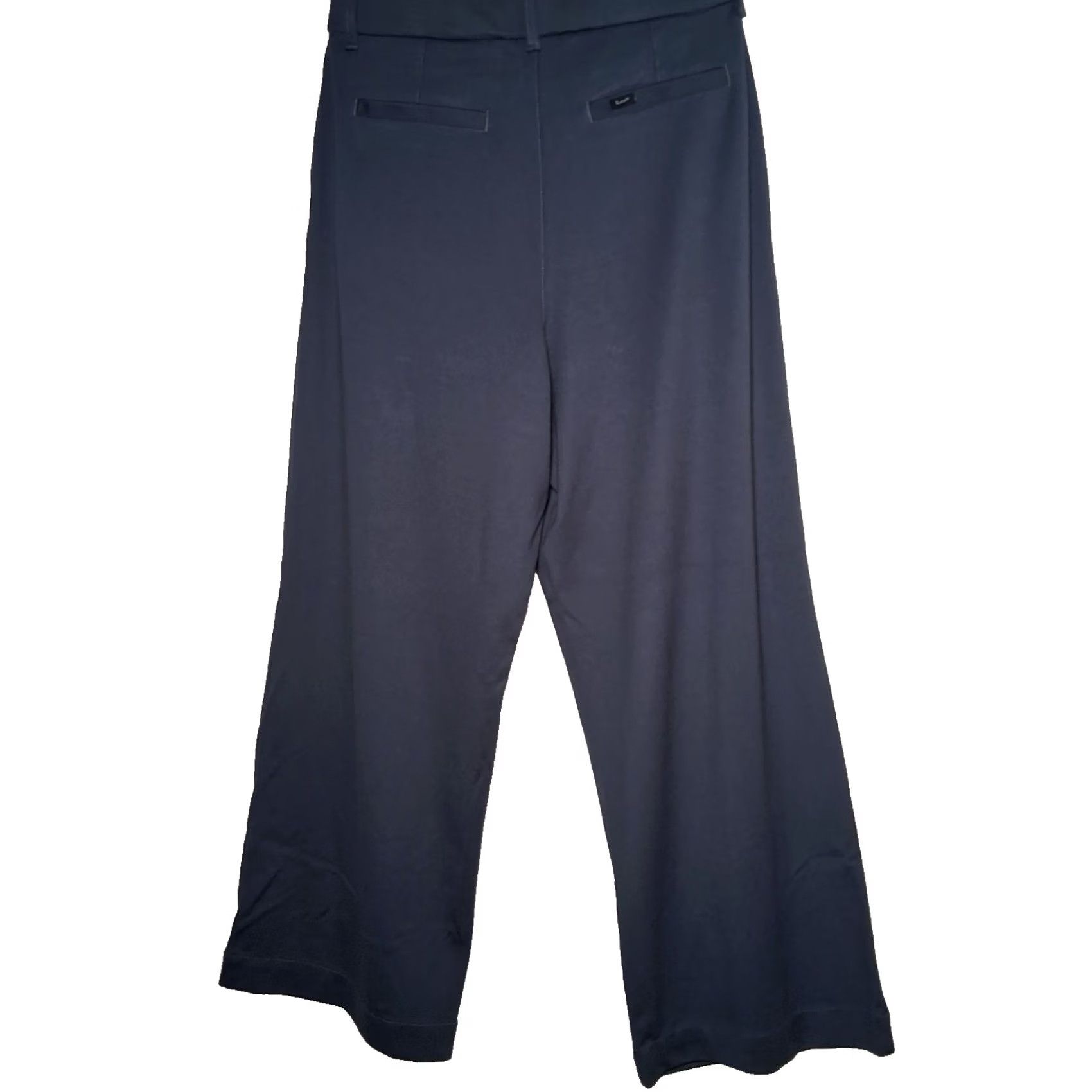 Lee Lee Pants Women 16 Wide Leg High Rise Deep Waters Blue NEW Ultra Soft Waistband Size 38" / US 16 / IT 52 - 2 Thumbnail