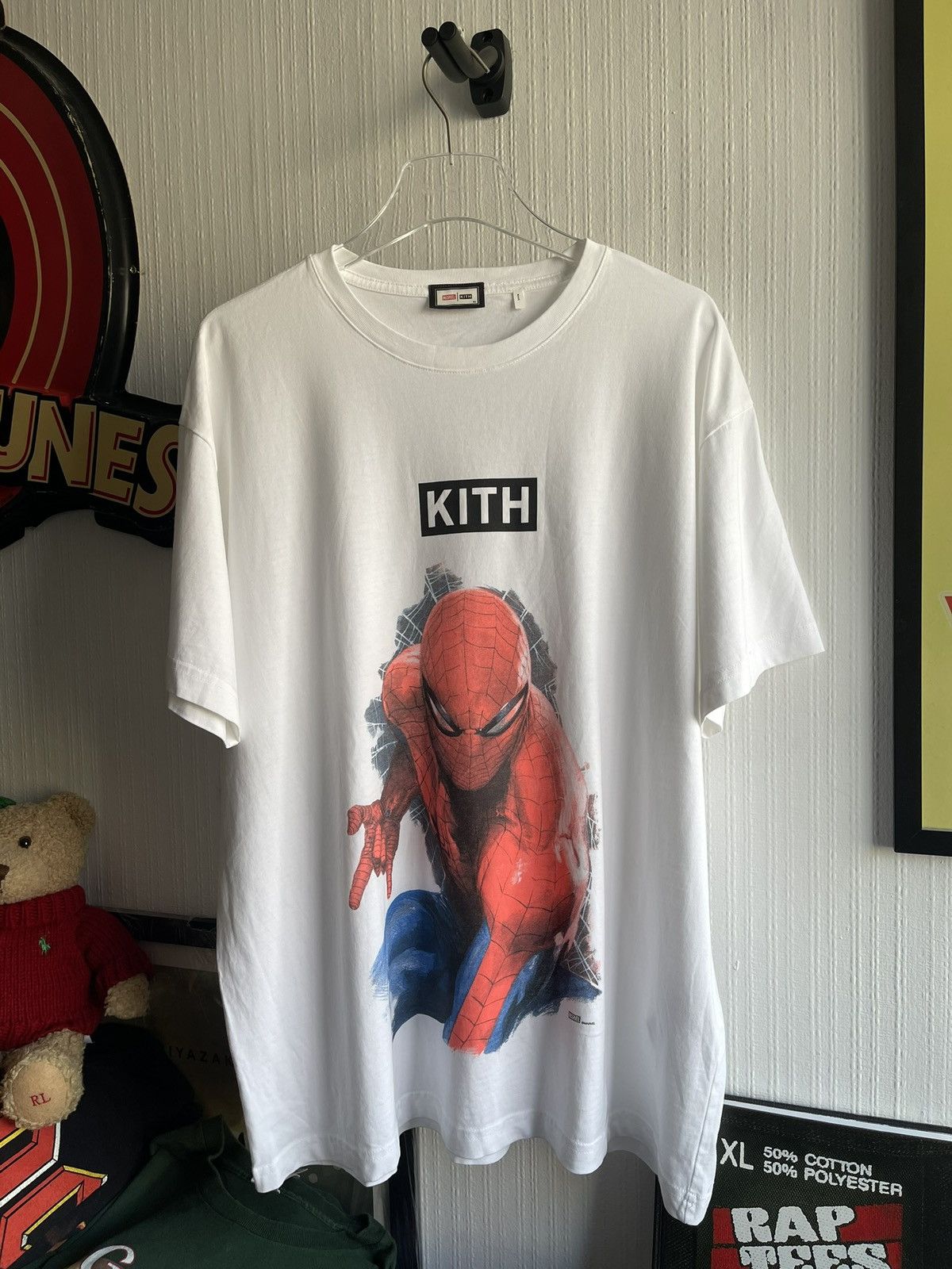 Kith KITH SPIDERMAN ACTION VINTAGE TEE NEW | Grailed