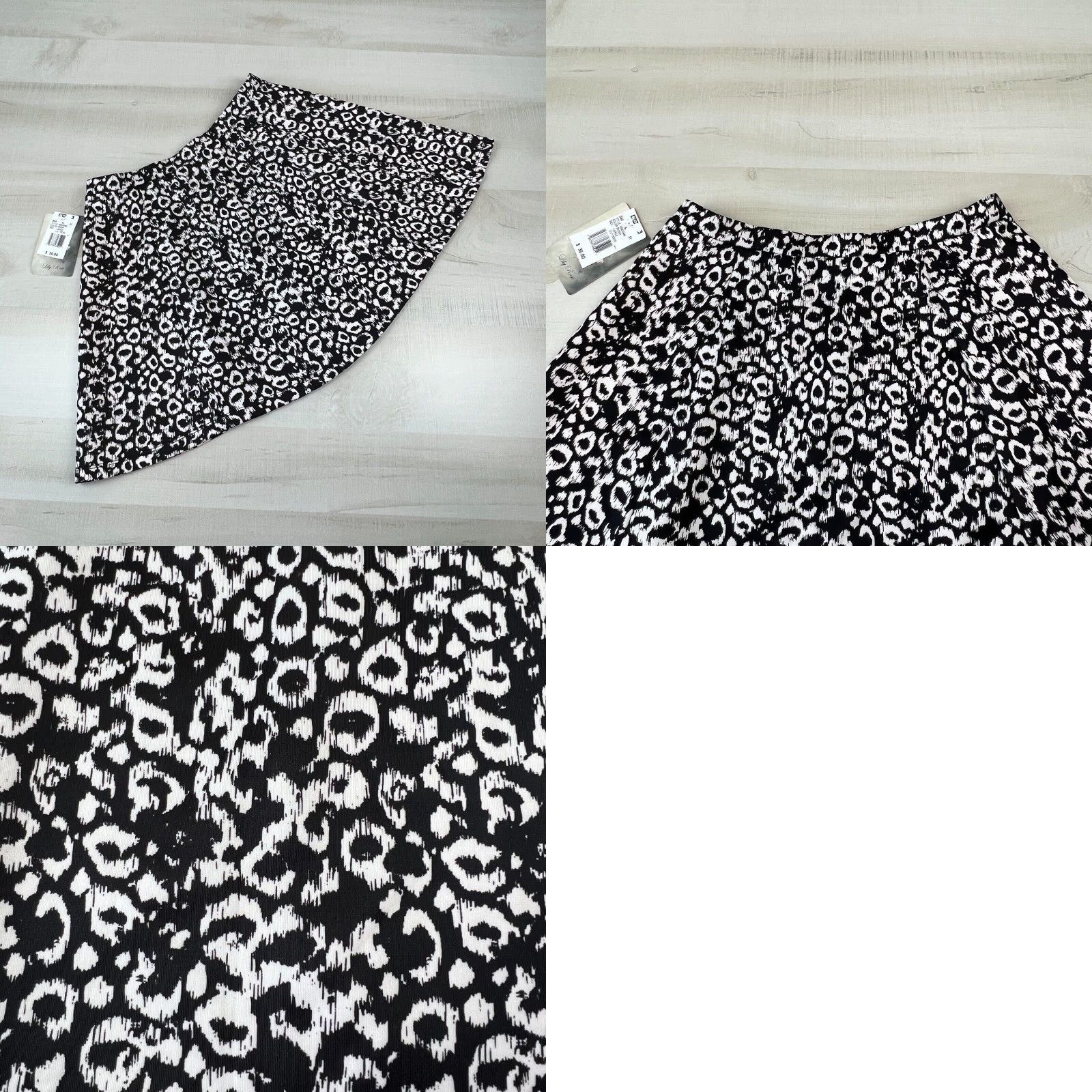 Vintage Lily Rose Skirt Womens L Juniors Black A-Line Skirt Full New Size 36" / US 14 / IT 50 - 8 Thumbnail