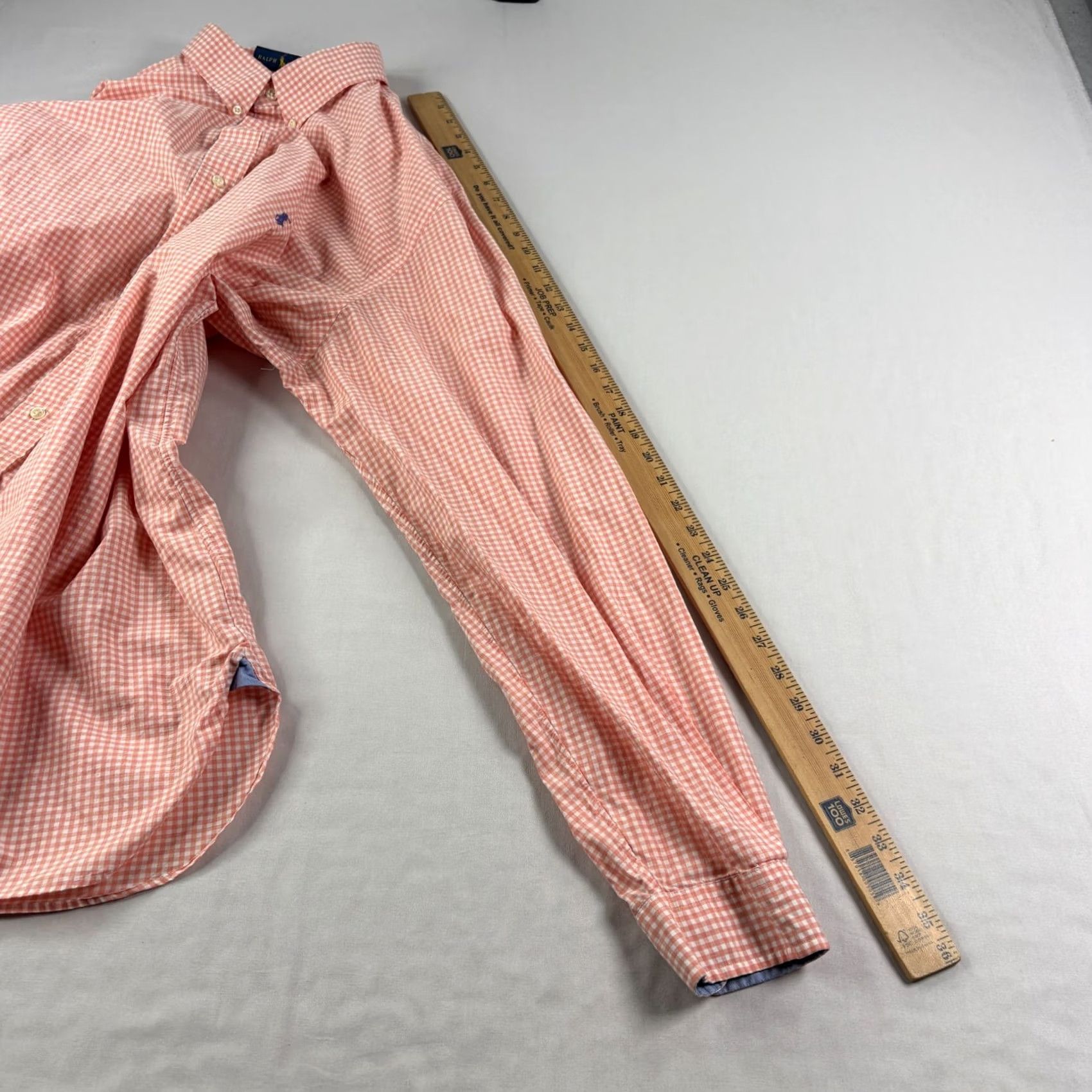 Polo Ralph Lauren Polo Ralph Lauren Button Up Shirt Mens 2XLT Tall Pink Gingham Check Stretch Size US XXL / EU 58 / 5 - 7 Thumbnail