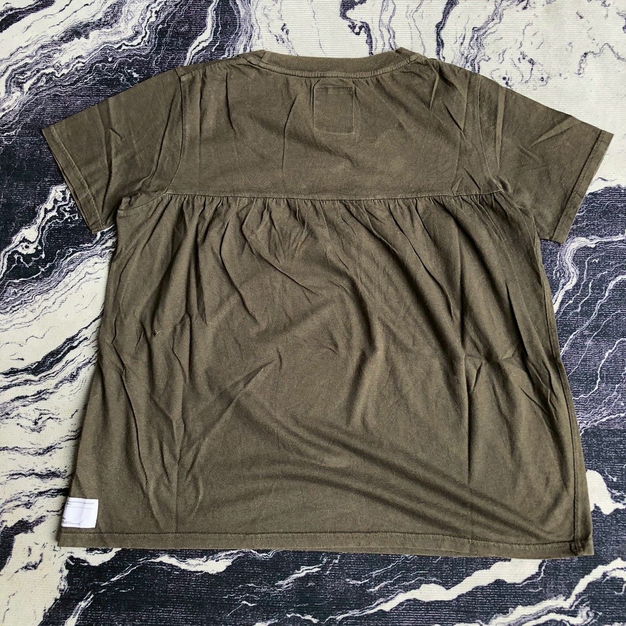 Visvim Visvim W Cotton Smock Tee Olive Japan Made Size S / US 4 / IT 40 - 4 Thumbnail