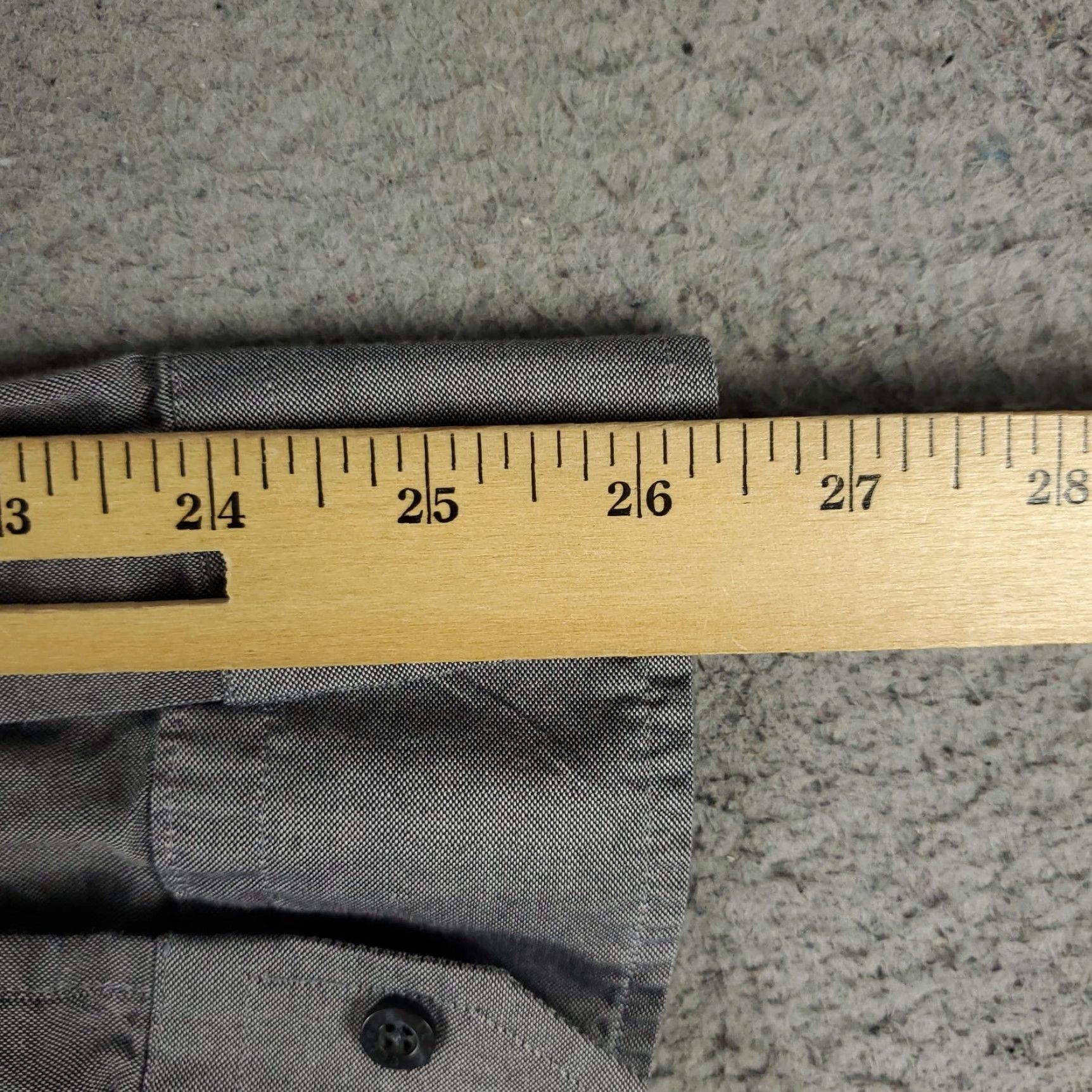 Vintage VINTAGE Teddy Stratford Shirt Mens Size 4 Long Sleeve Button Up Cotton Gray Business Casual Formal Modern Size US S / EU 44-46 / 1 - 7 Thumbnail