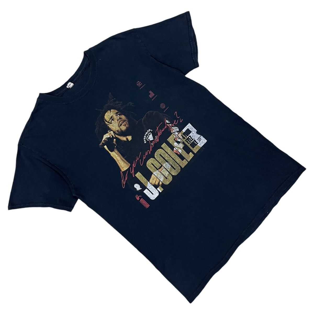 J. Cole × Rap Tees × Vintage J.cole rap tees t shirt Size US M / EU 48-50 / 2 - 2 Thumbnail