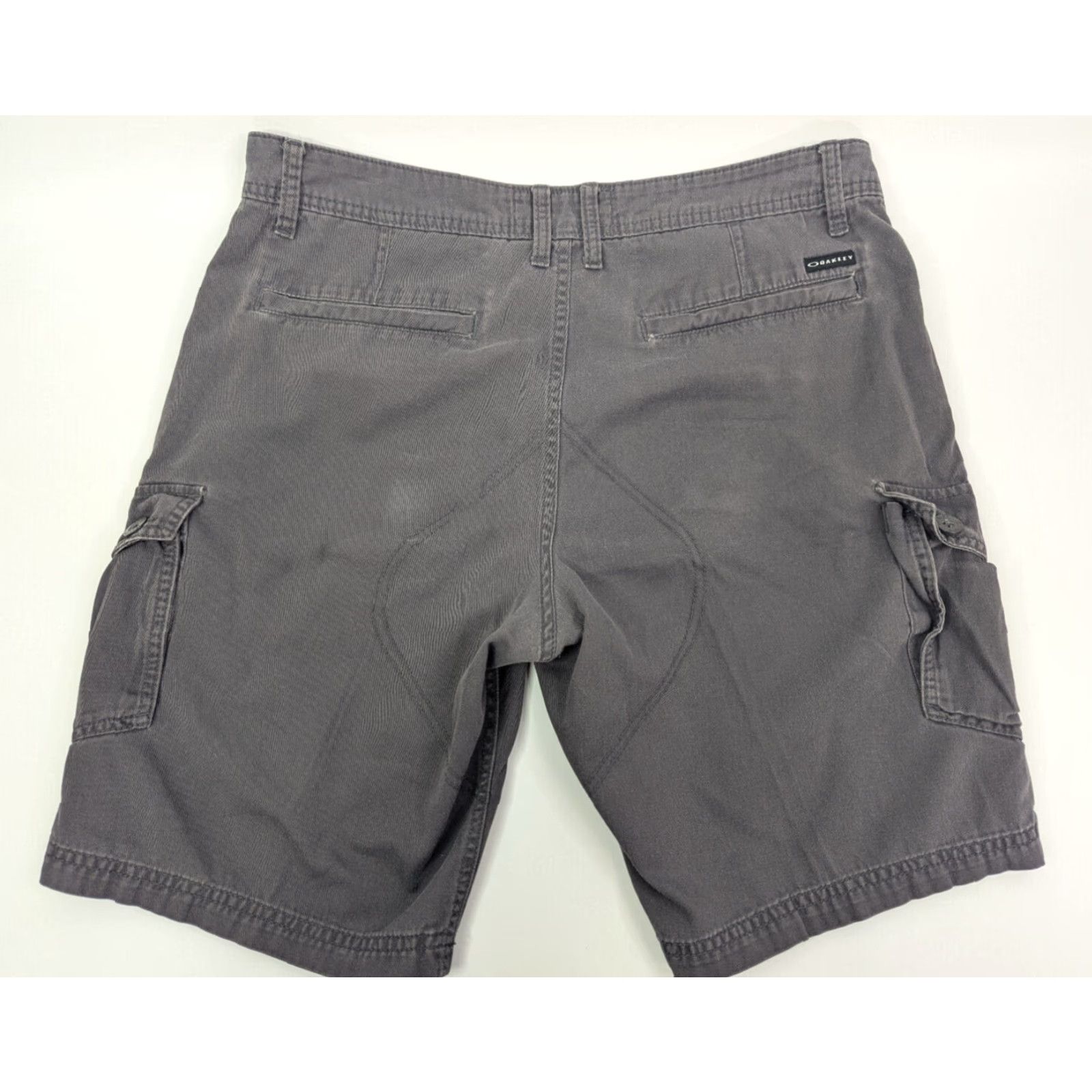 Oakley Oakley Cargo Shorts Men's Gray Size 34 Cotton Outdoor Skater Cargo Size US 34 / EU 50 - 2 Thumbnail