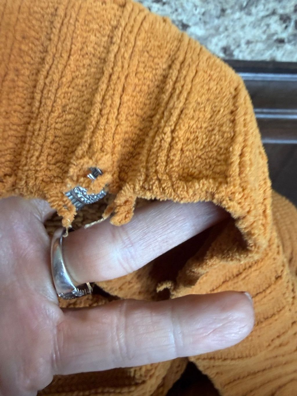 Arizona Jean Co. Women's Arizona Jean Co Orange Ribbed Mock Neck Sweater M Size M / US 6-8 / IT 42-44 - 7 Thumbnail