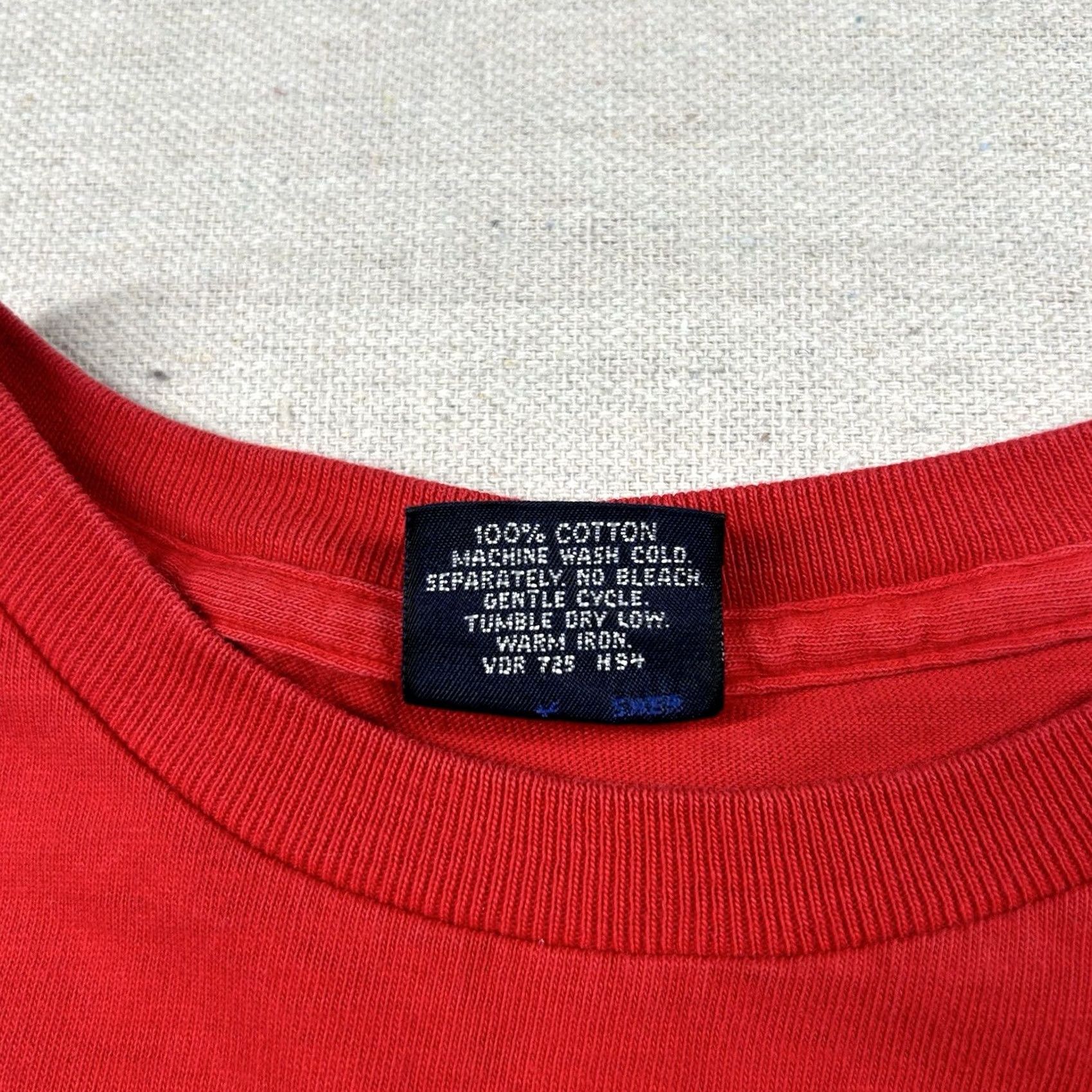 Nautica VINTAGE Nautica Shirt Mens M Pocket Tee Flags 2-Sided Made USA Graphic Red Size US M / EU 48-50 / 2 - 5 Thumbnail