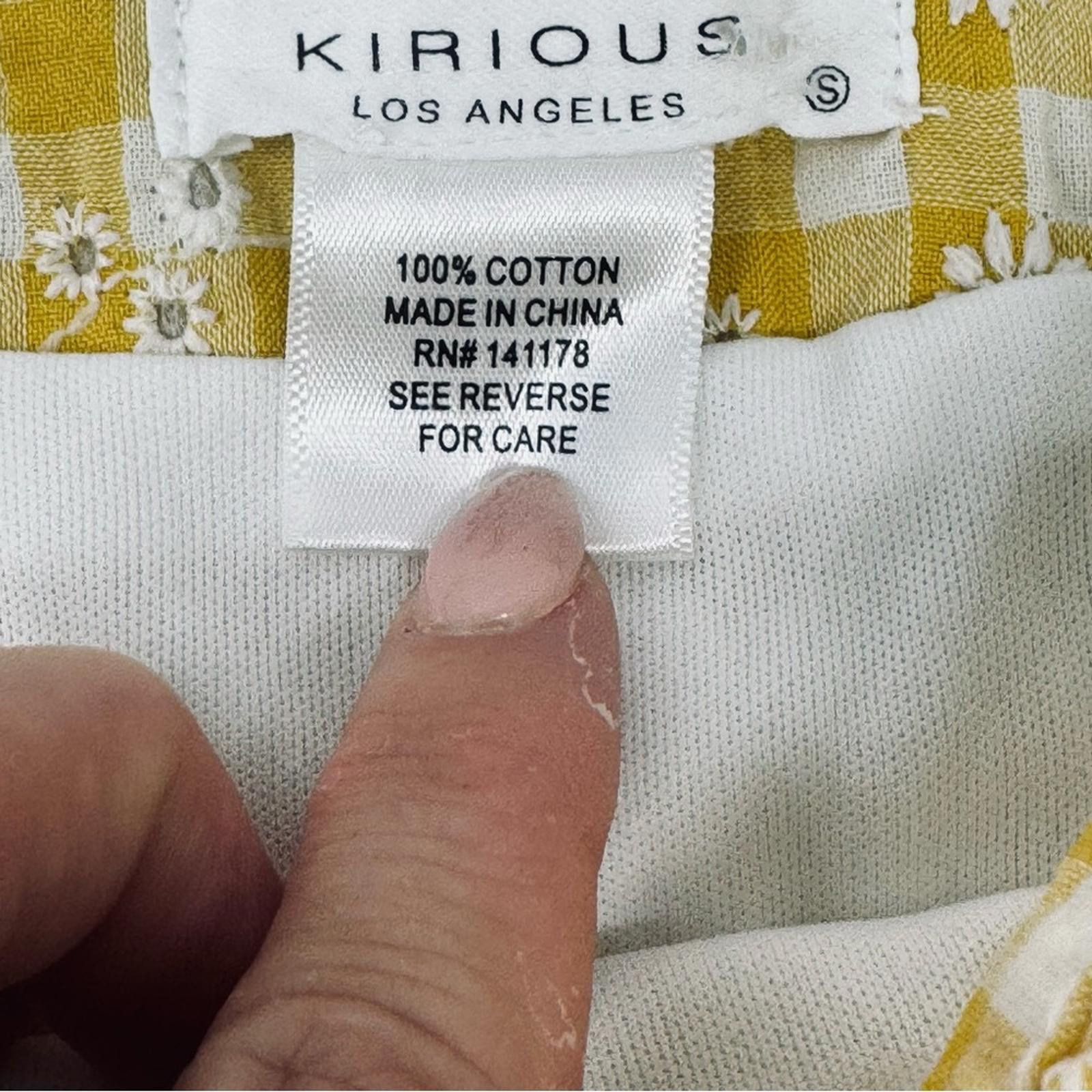 Designer NWT Kirious LA Asymmetrical Yellow Flounce Skirt Size Small Size 28" / US 6 / IT 42 - 2 Thumbnail