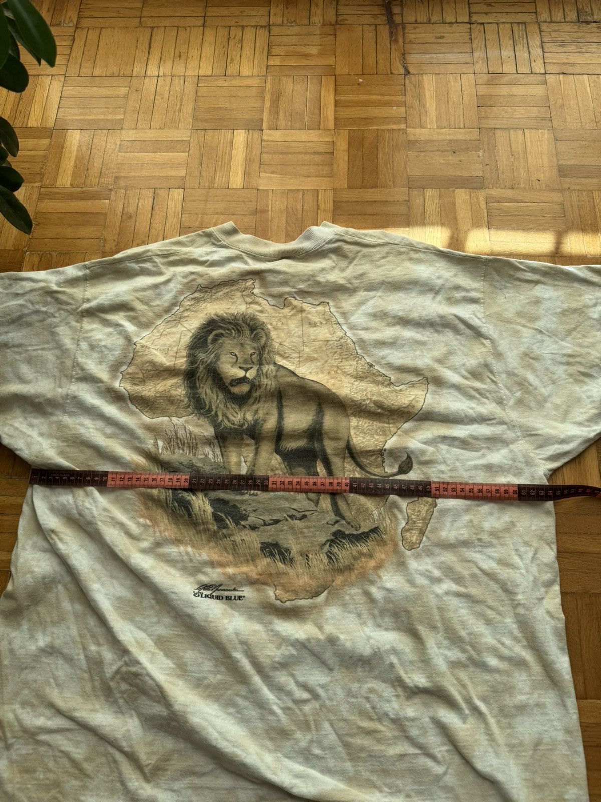 Liquid Blue Vintage T-Shirt Liquid Blue Made In Usa Lion 1994 Size US XXL / EU 58 / 5 - 9 Thumbnail