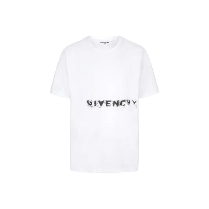 Givenchy Givenchy Givenchy Distressed Logo Short Sleeve TShirt -250 Size US XS / EU 42 / 0 - 1 Thumbnail
