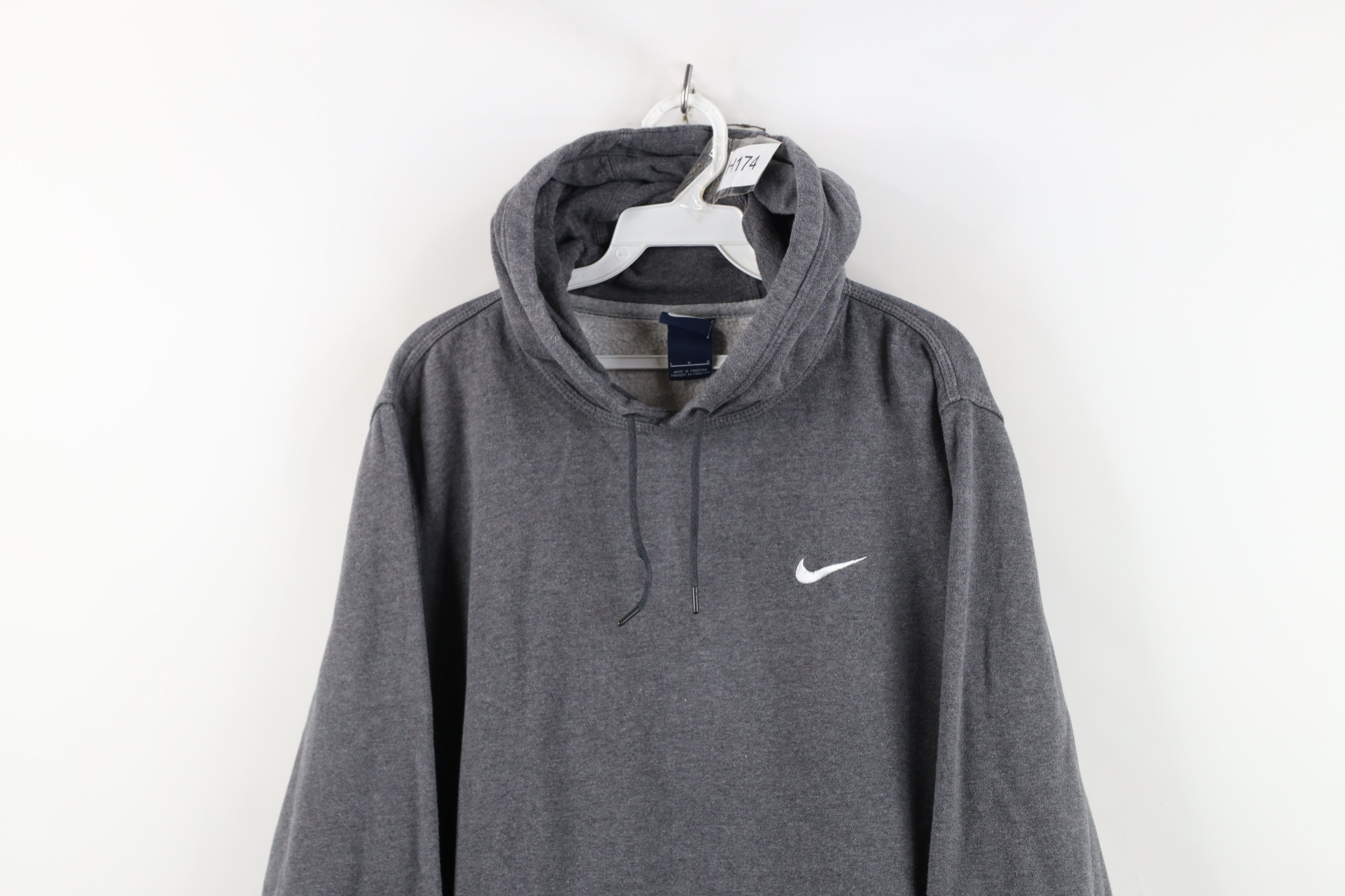 Nike Vintage Nike Travis Scott Mini Swoosh Hoodie Sweatshirt Gray Size US L / EU 52-54 / 3 - 2 Thumbnail