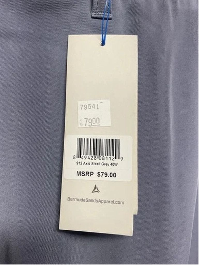 Other NWT Bermuda Sands Gray Polyester Bermuda Golf Shorts Men 40 Size US 40 / EU 56 - 5 Thumbnail