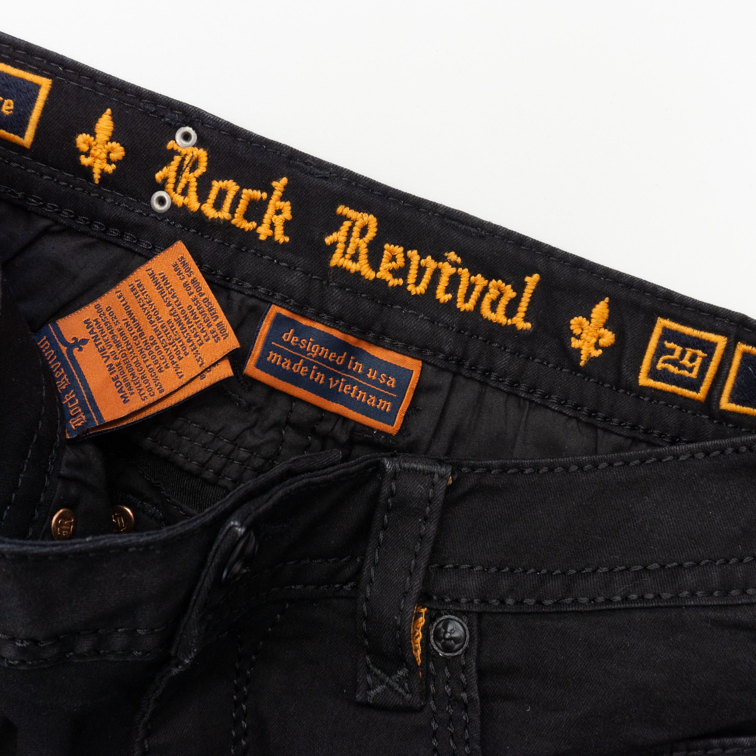 Rock Revival Archive Designed in USA Back Embroidery Jeans Size 29" - 5 Thumbnail