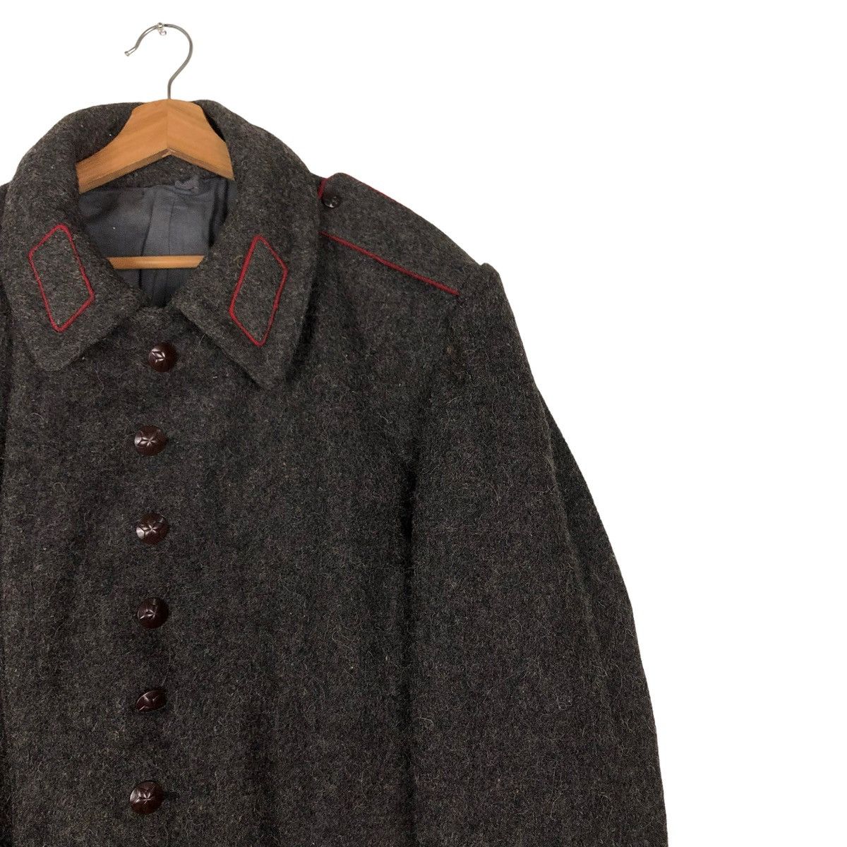 Vintage 🔥TRUE VINTAGE 1940’s LONG JACKET WOOL CANADIAN MILITARY Size US M / EU 48-50 / 2 - 7 Thumbnail