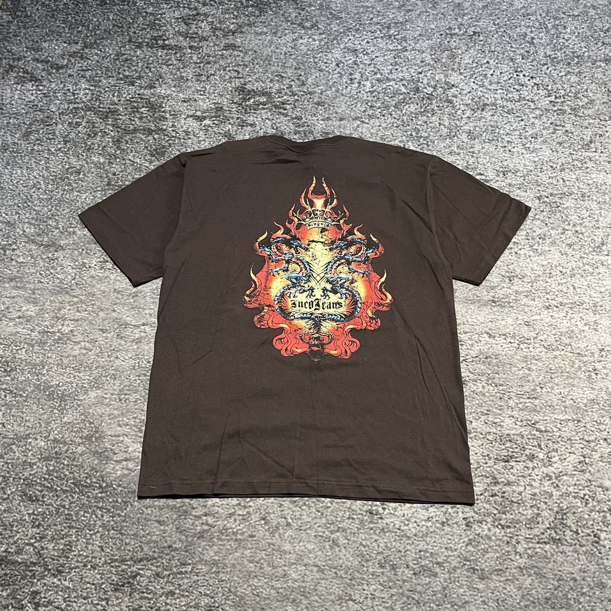JNCO Vintage Y2K JNCO Jeans Flames Dragon Grunge Skater Tee NEW Size US XL / EU 56 / 4 - 2 Thumbnail