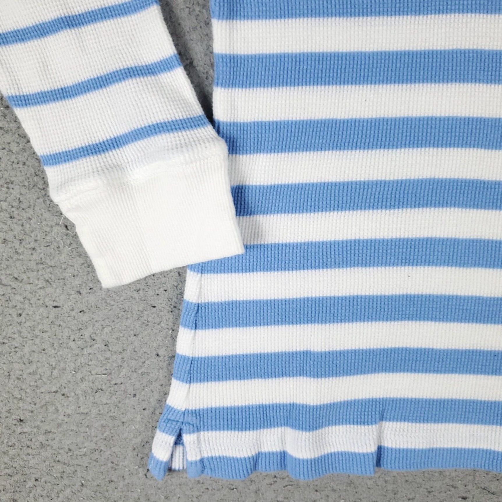 Ralph Lauren VINTAGE Ralph Lauren Sweater Mens Size PL White Blue Striped Knit Pullover All Seasons Size L / US 10 / IT 46 - 4 Thumbnail
