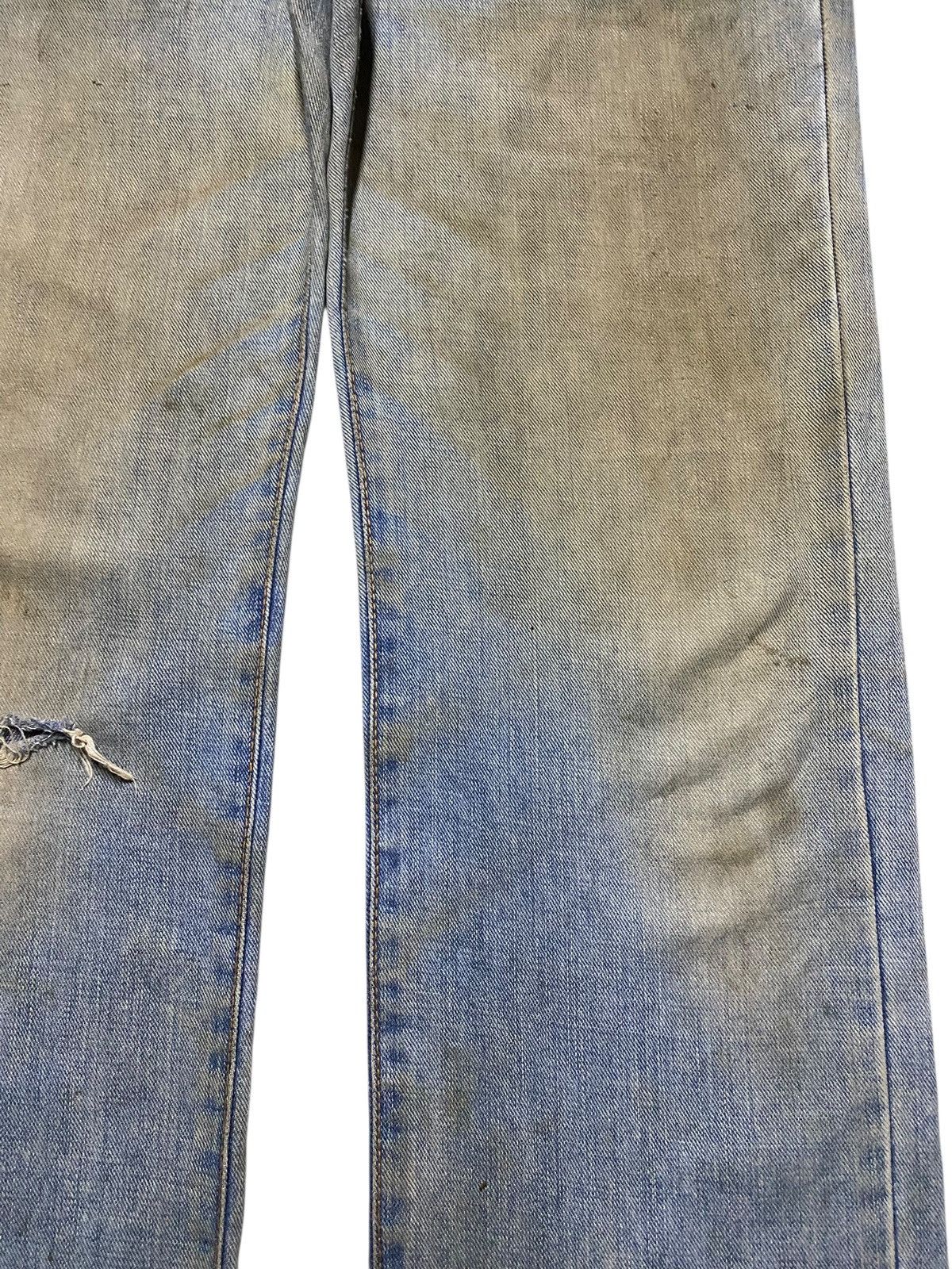 Edwin Japan Brand Edwin 403 Crazy Dirty Mud Wash Distressed Loose Size US 33 - 8 Thumbnail